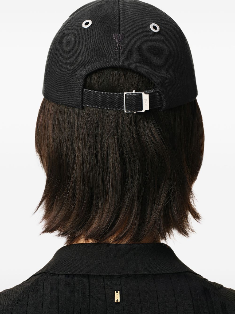 Felt Baseball Cap with Signature Embroidery