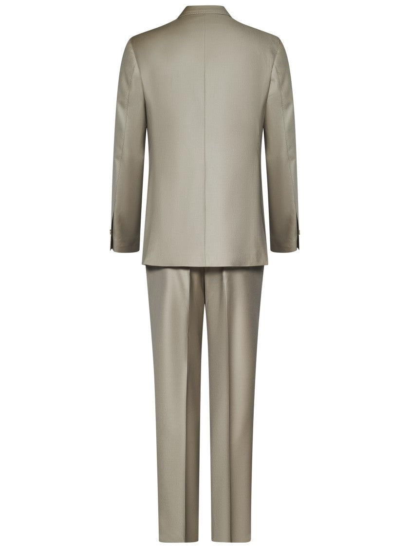 Tailored Two-Piece Suit In Merino Wool