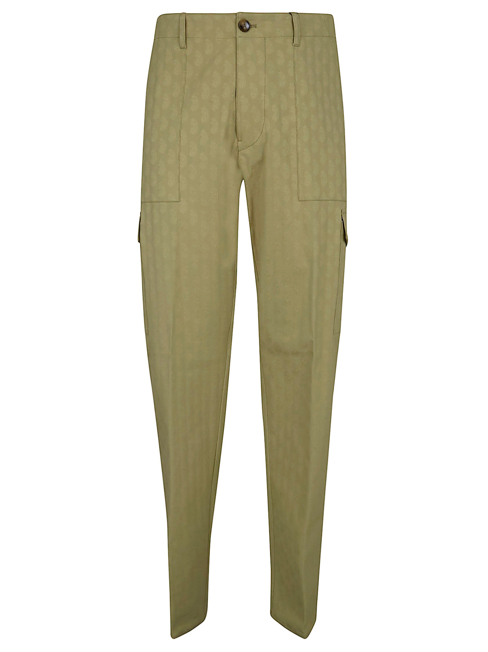 Rich Brown Comfortable Cotton Blend Trousers