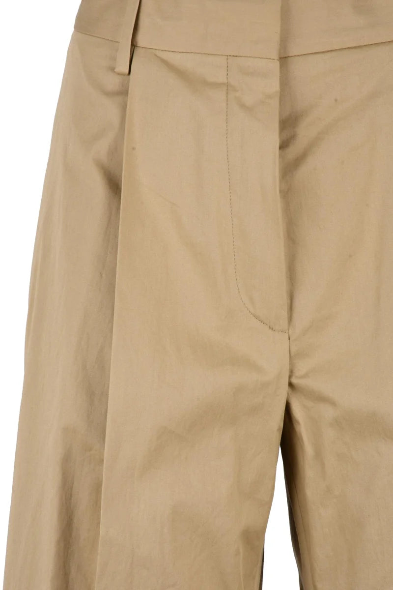 Palazzo Trousers - Beige