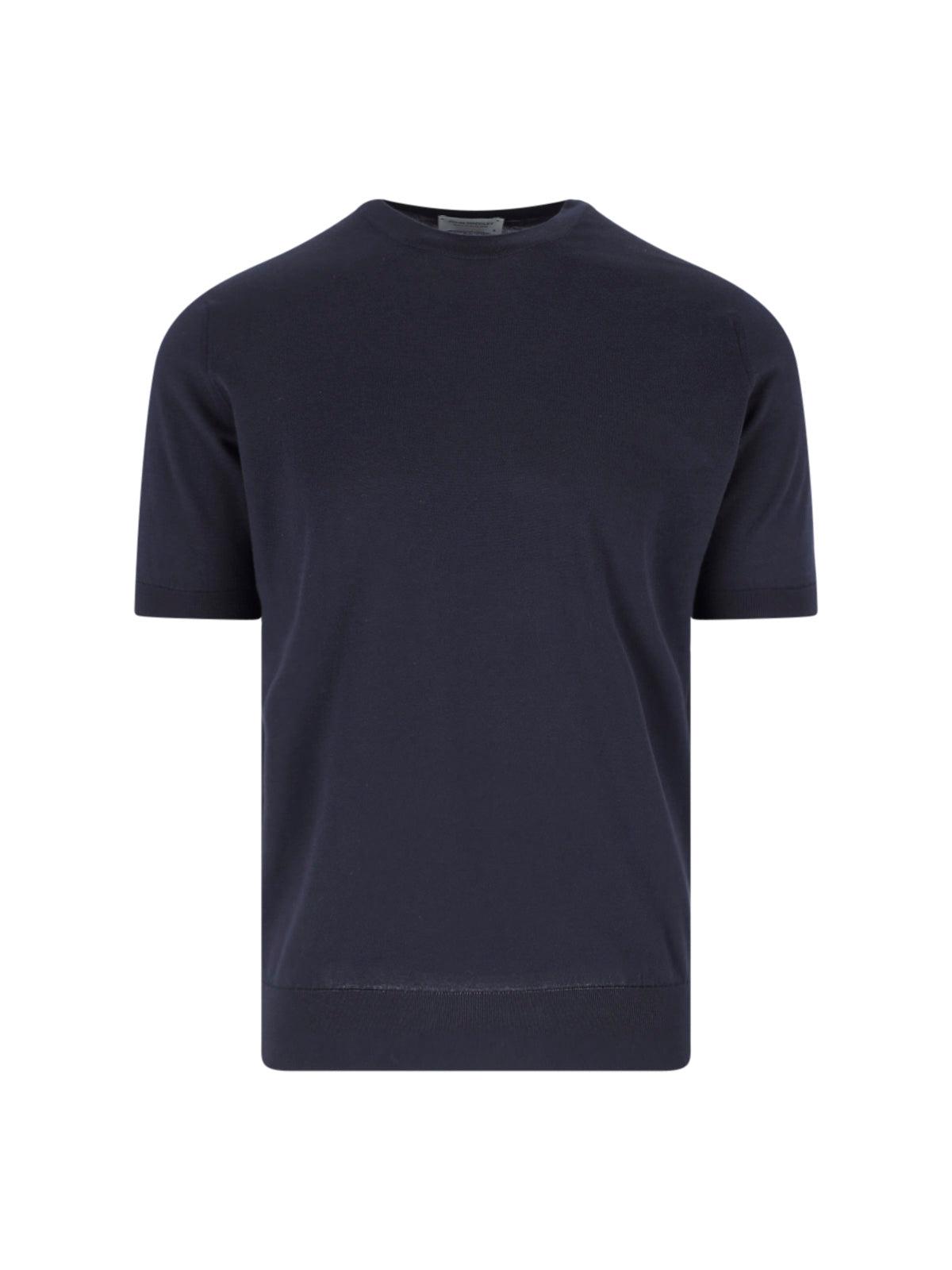 Navy Blue Sea Island Cotton T-shirt