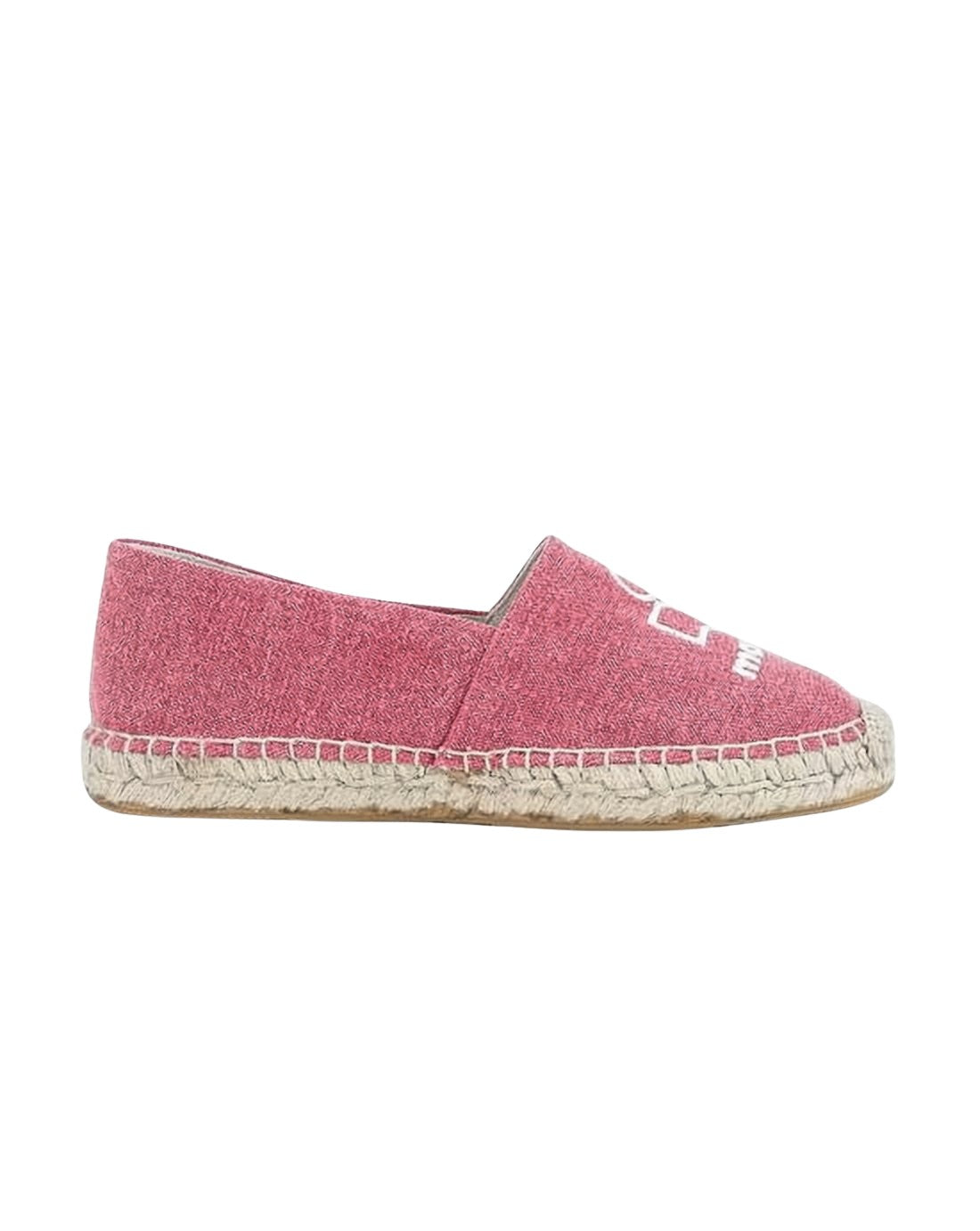 Textured Pink Slip-On Flats