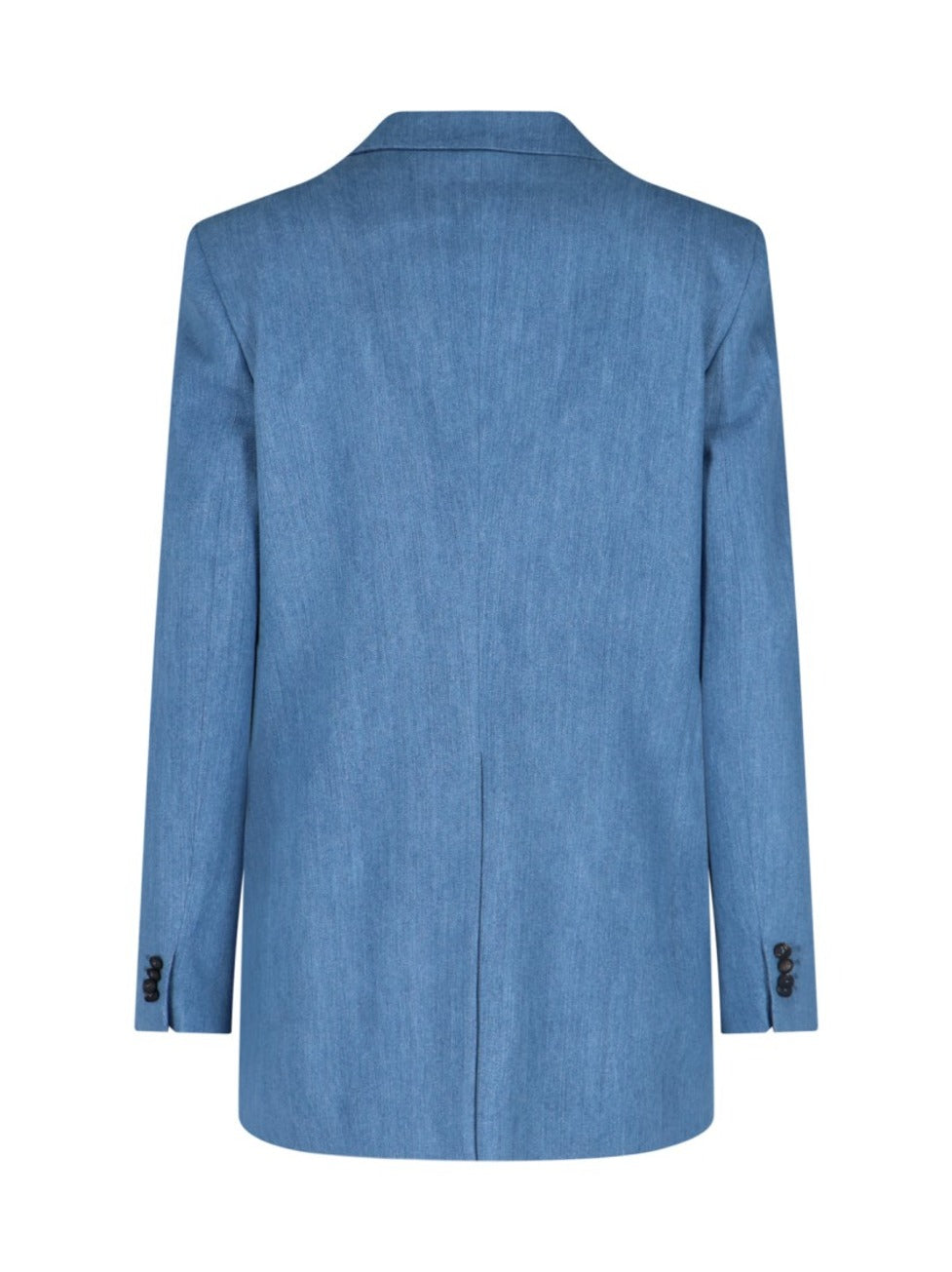 "Bertha" Single-Breasted Blazer – Blue