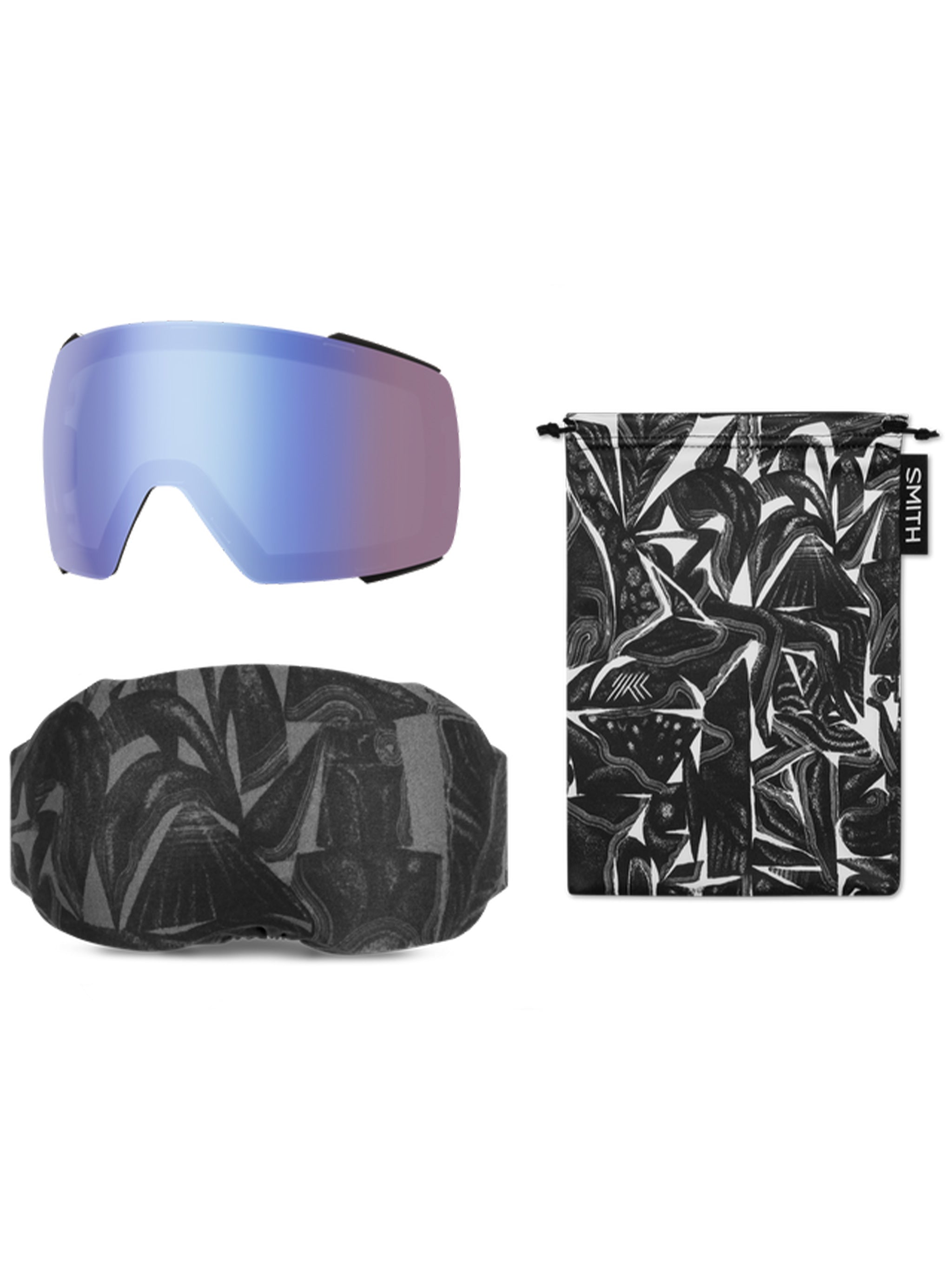 Gold Io Mag Frameless Ski Goggle