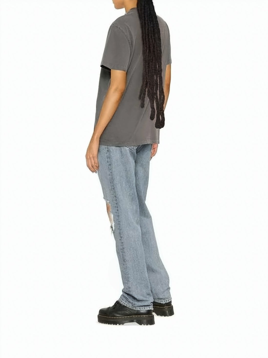 Charcoal Grey Cotton T-Shirt