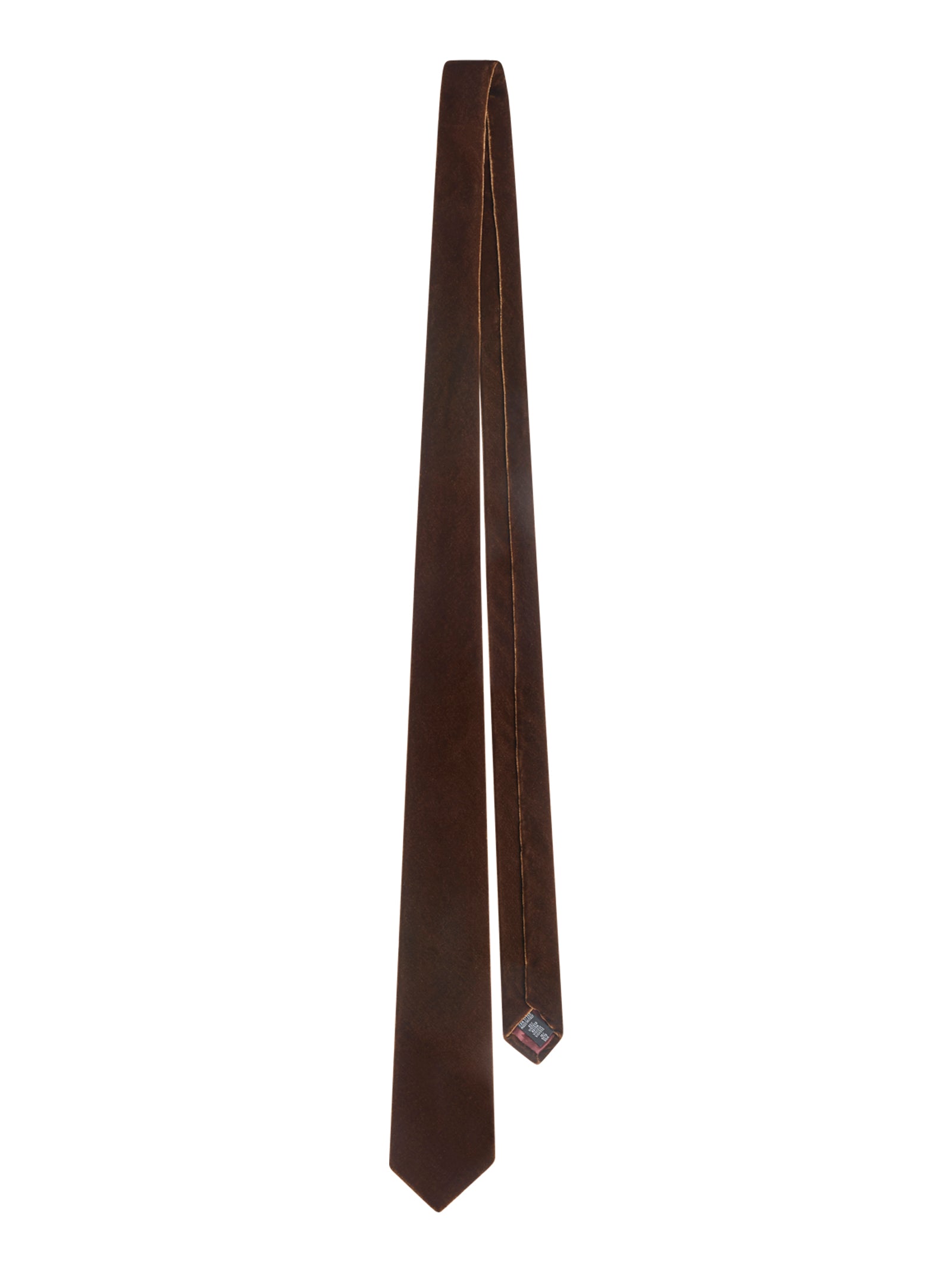 Silk Blend Chenille Tie With Contrasting Lining