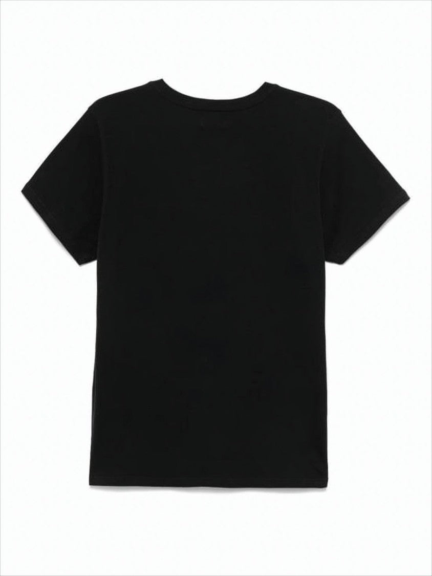 Minimalist Black Cotton Short-Sleeve T-Shirt