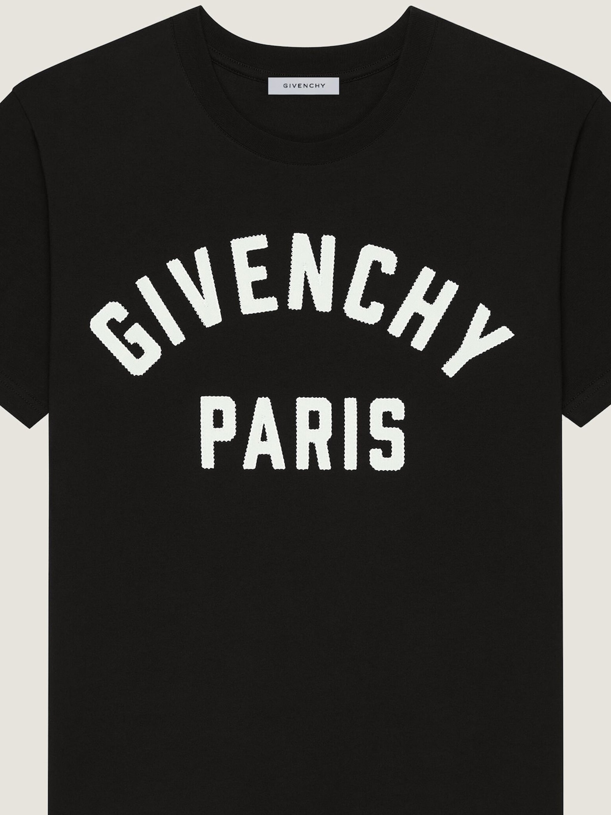 Black Regular Fit Embellished Text T-Shirt
