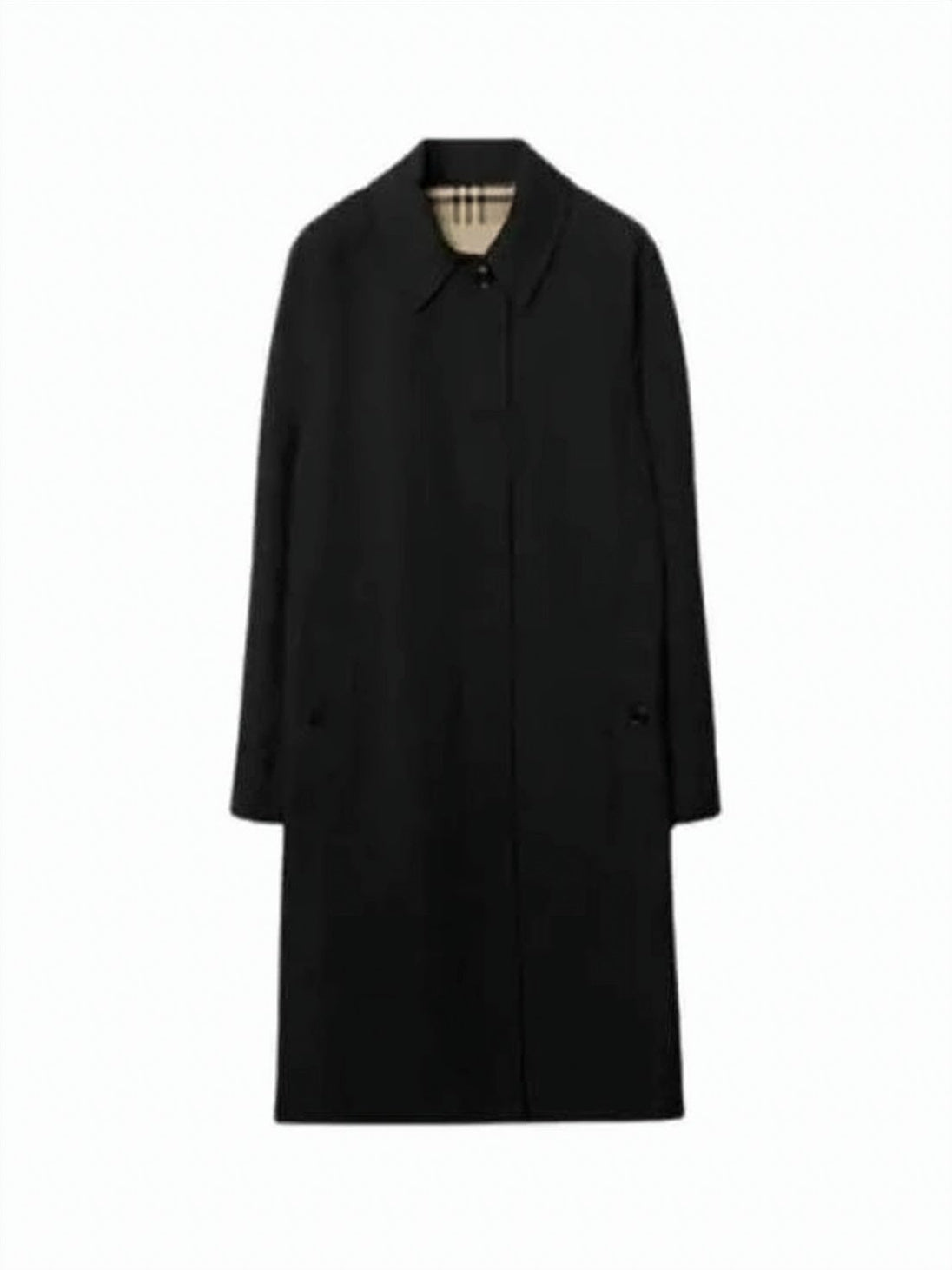Mid-Length Heritage Check Trench Coat