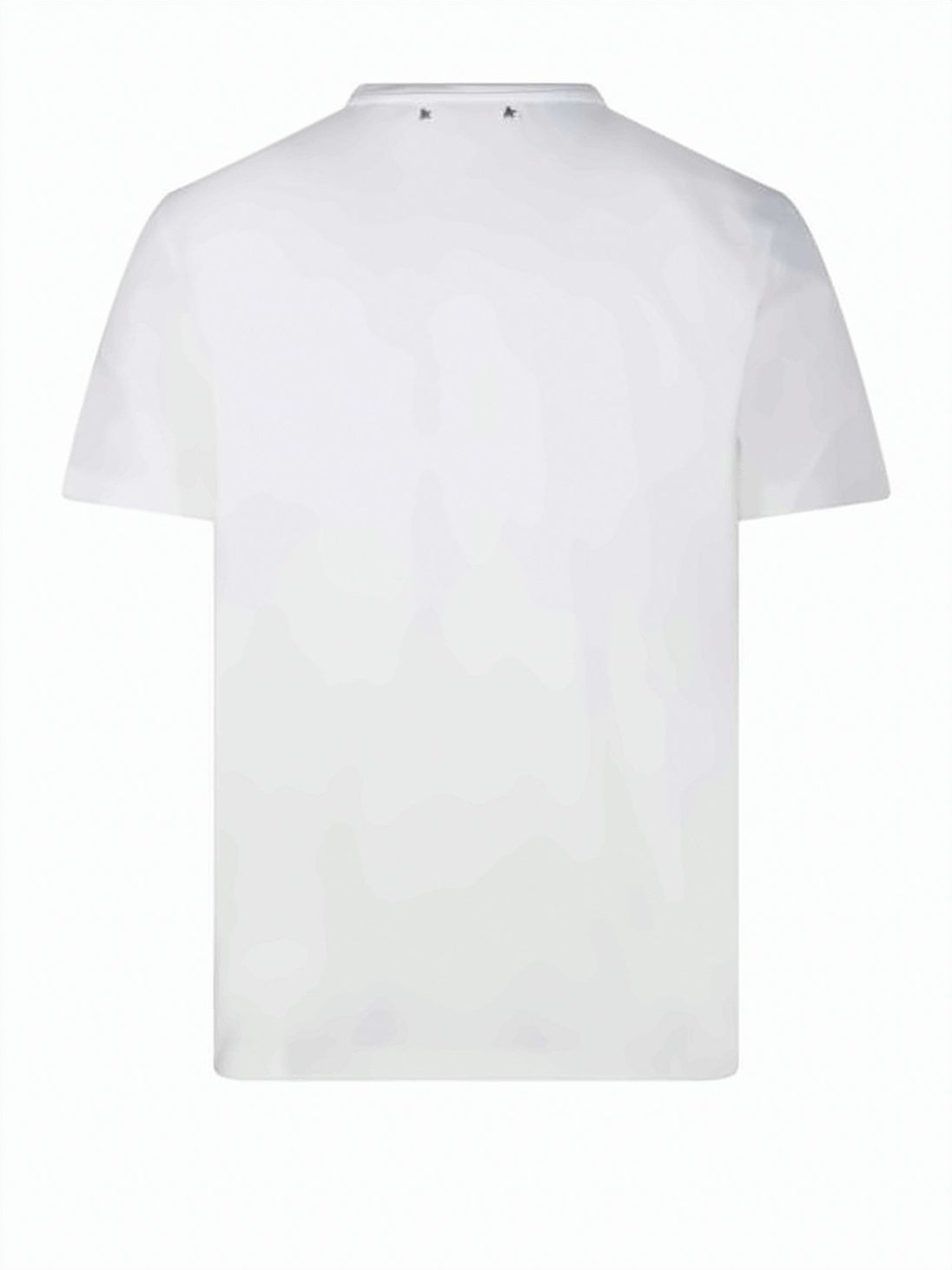 Classic Short-Sleeve White T-Shirt with Subtle Logo