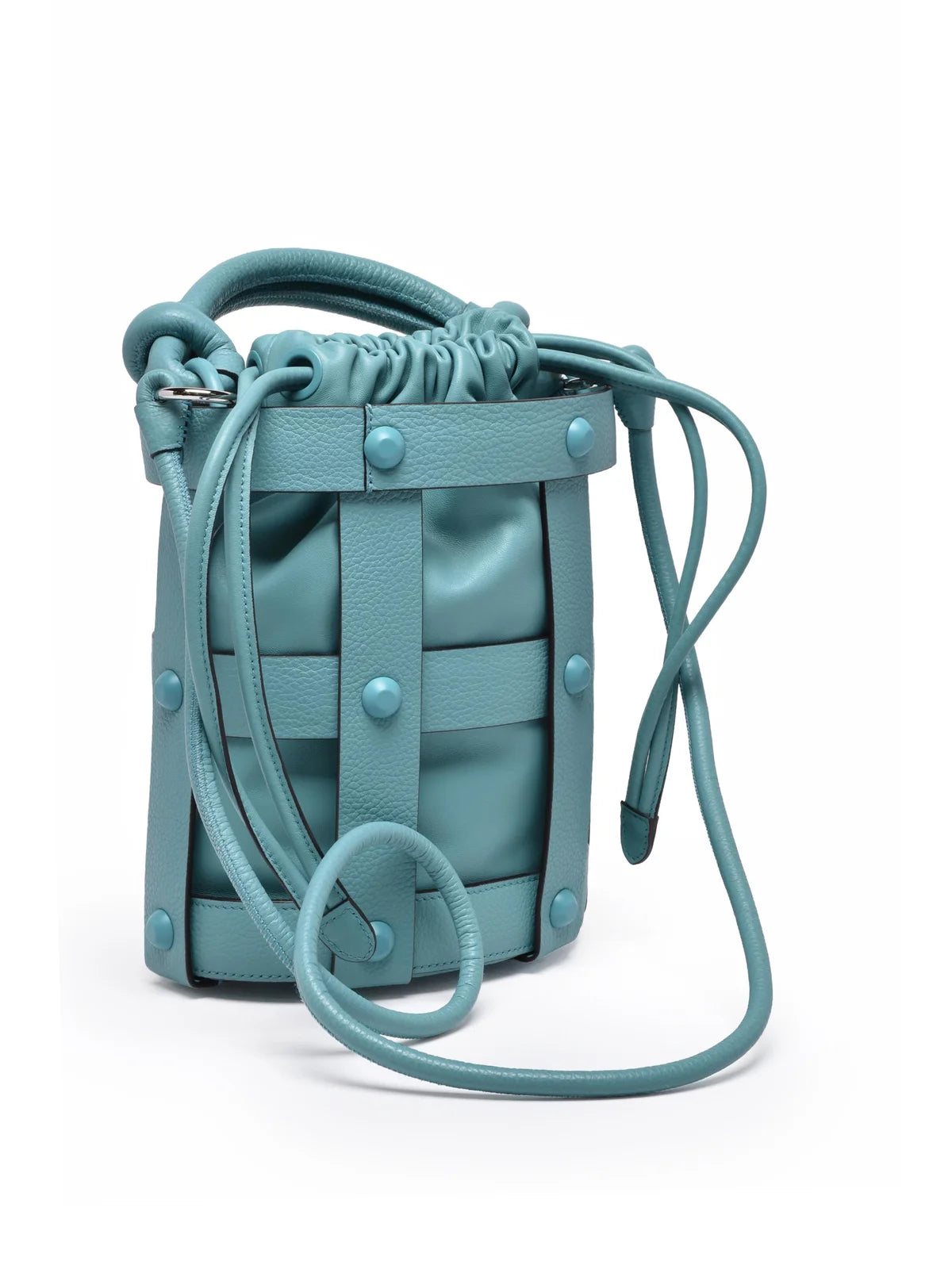Cage Med Bucket Bag - Turquoise