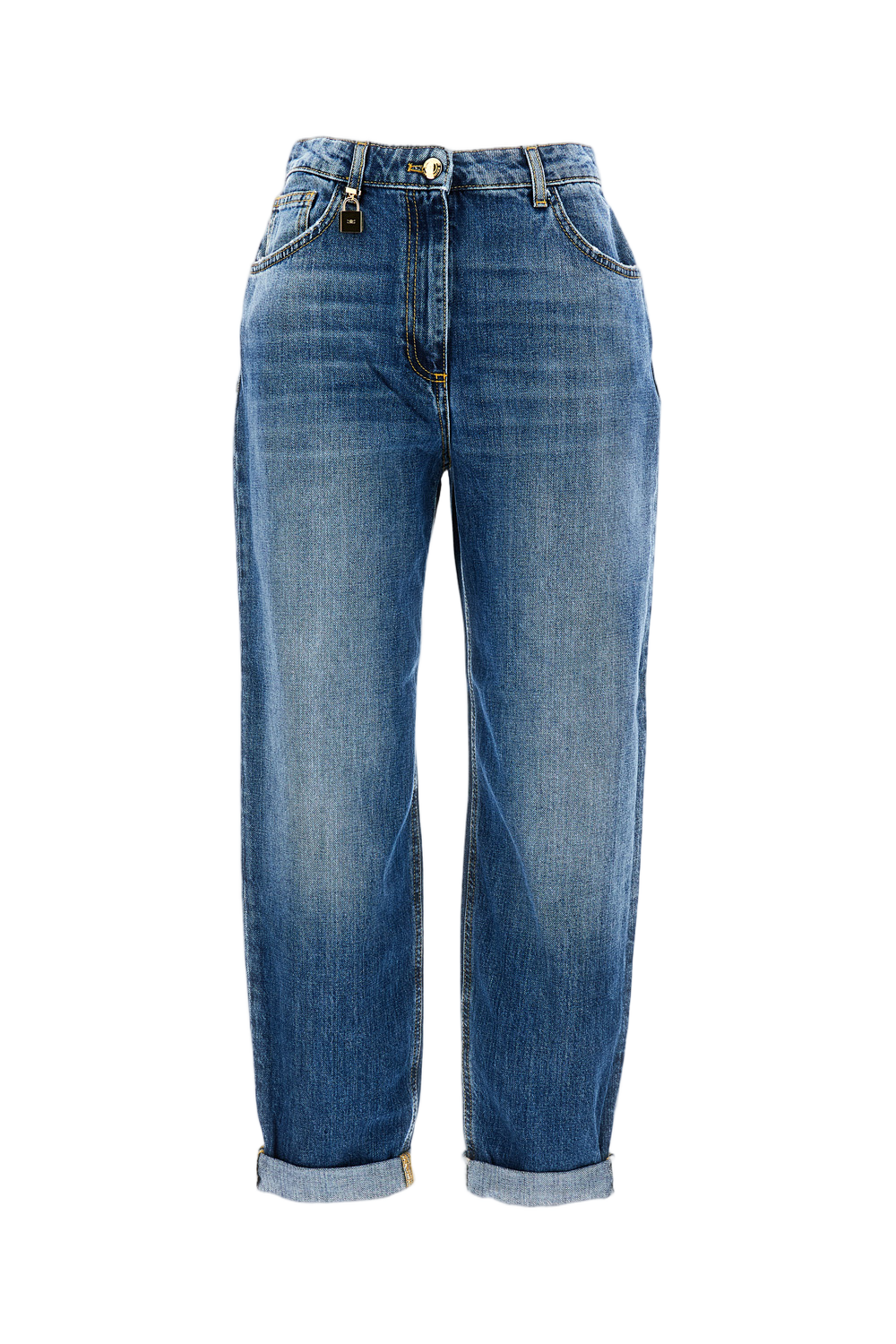Straight-Leg Cotton Jeans