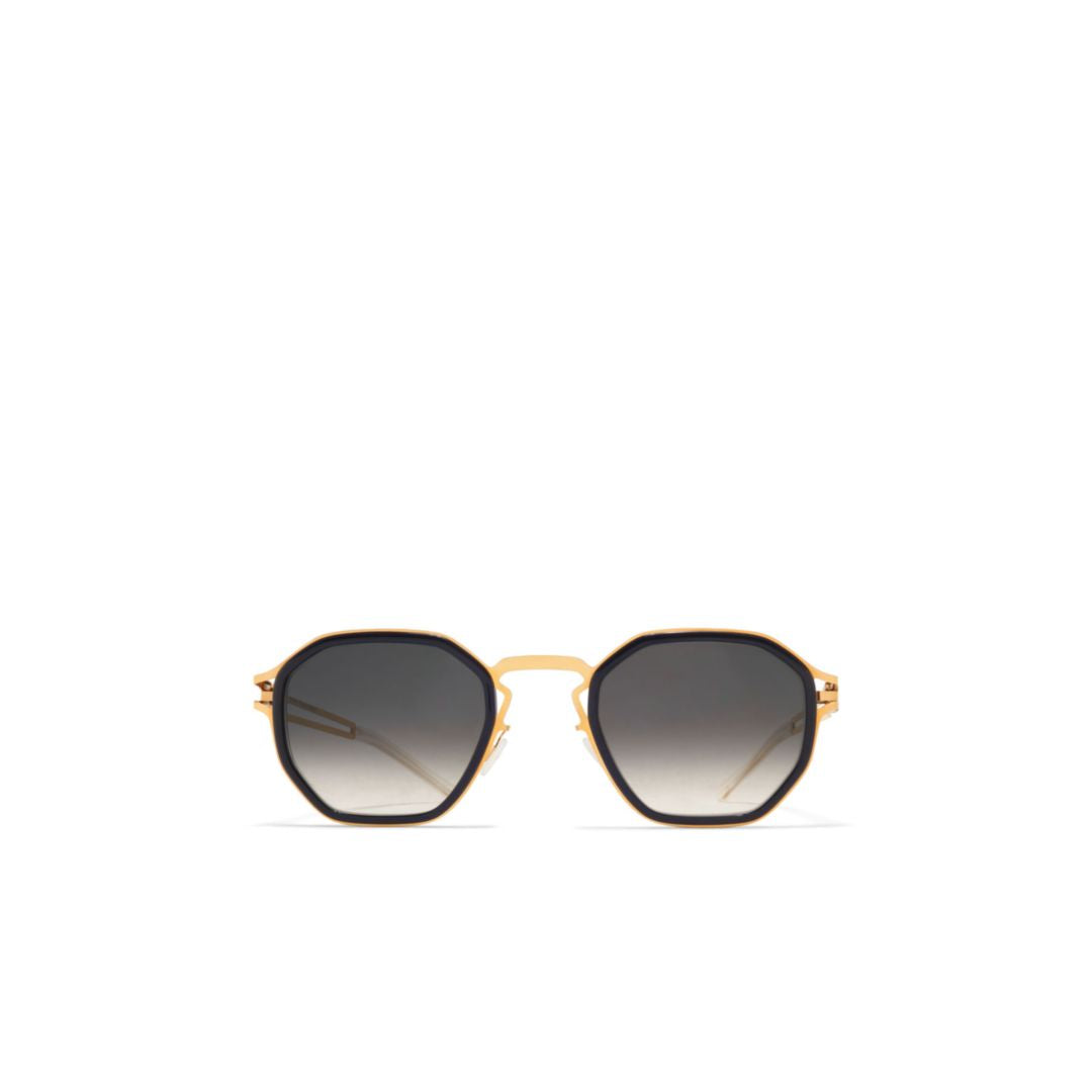 Gia Octagonal Gold-Toned Sunglasses