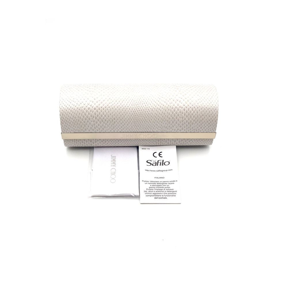 Okulary przeciwsłoneczne z octanu Jc375 Cat-Eye z detalem monogramu