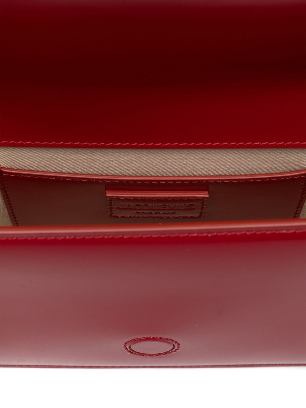 Glossy Silk and Nylon Shoulder Bag