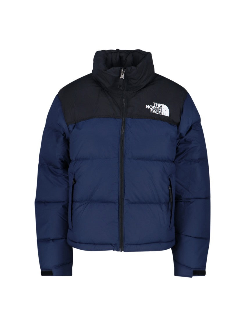 Fitted Women's Jacket With High Collar And Zipper Closure
