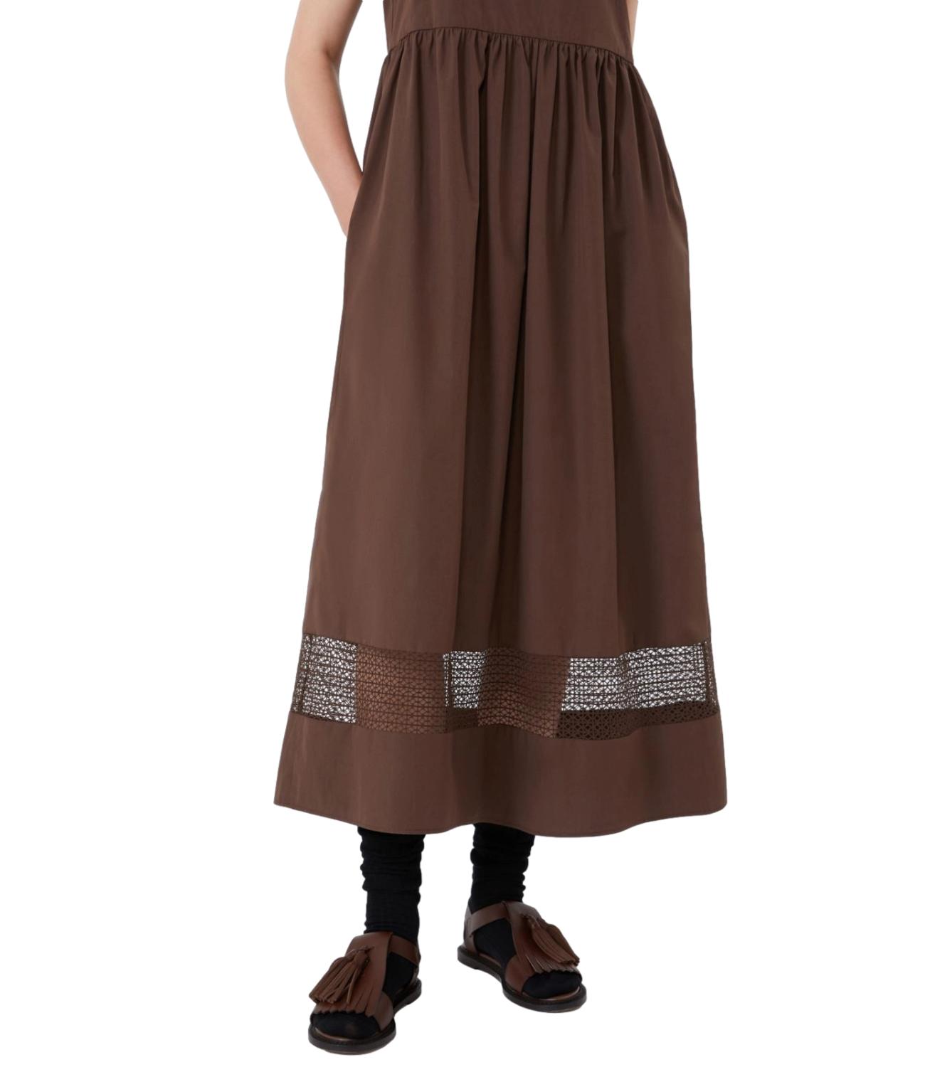 Chocolate Brown Wkdgola Wool Dress
