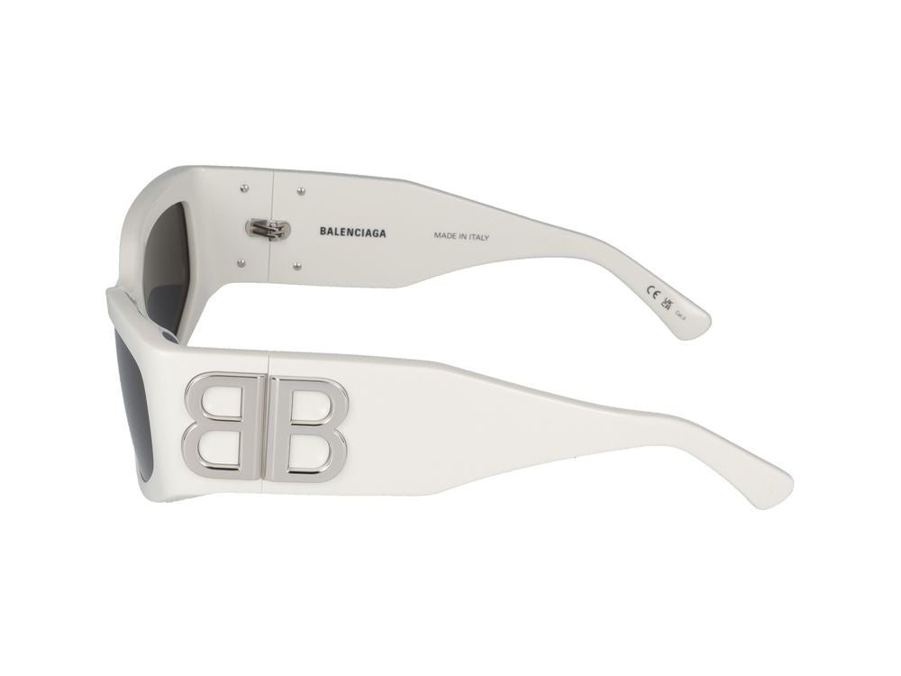 Sunglasses Balenciaga BB0321S 005 white white grey 57/17/125