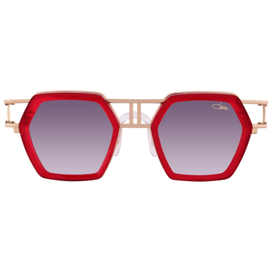 677 Hexagonal Frame Sunglasses with Gradient Lenses