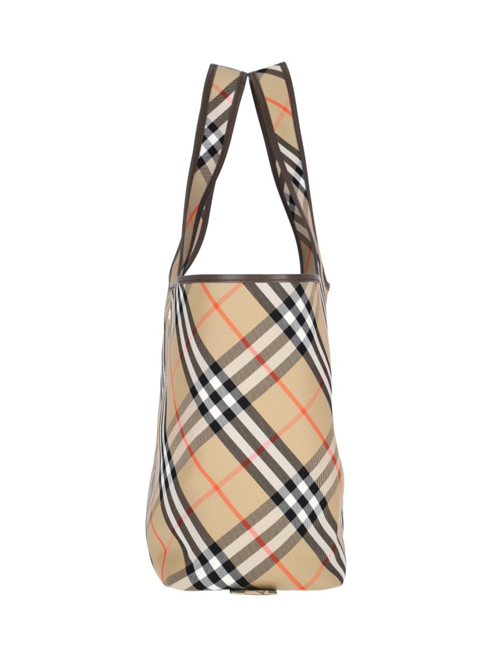 Check' Medium Tote – Beige