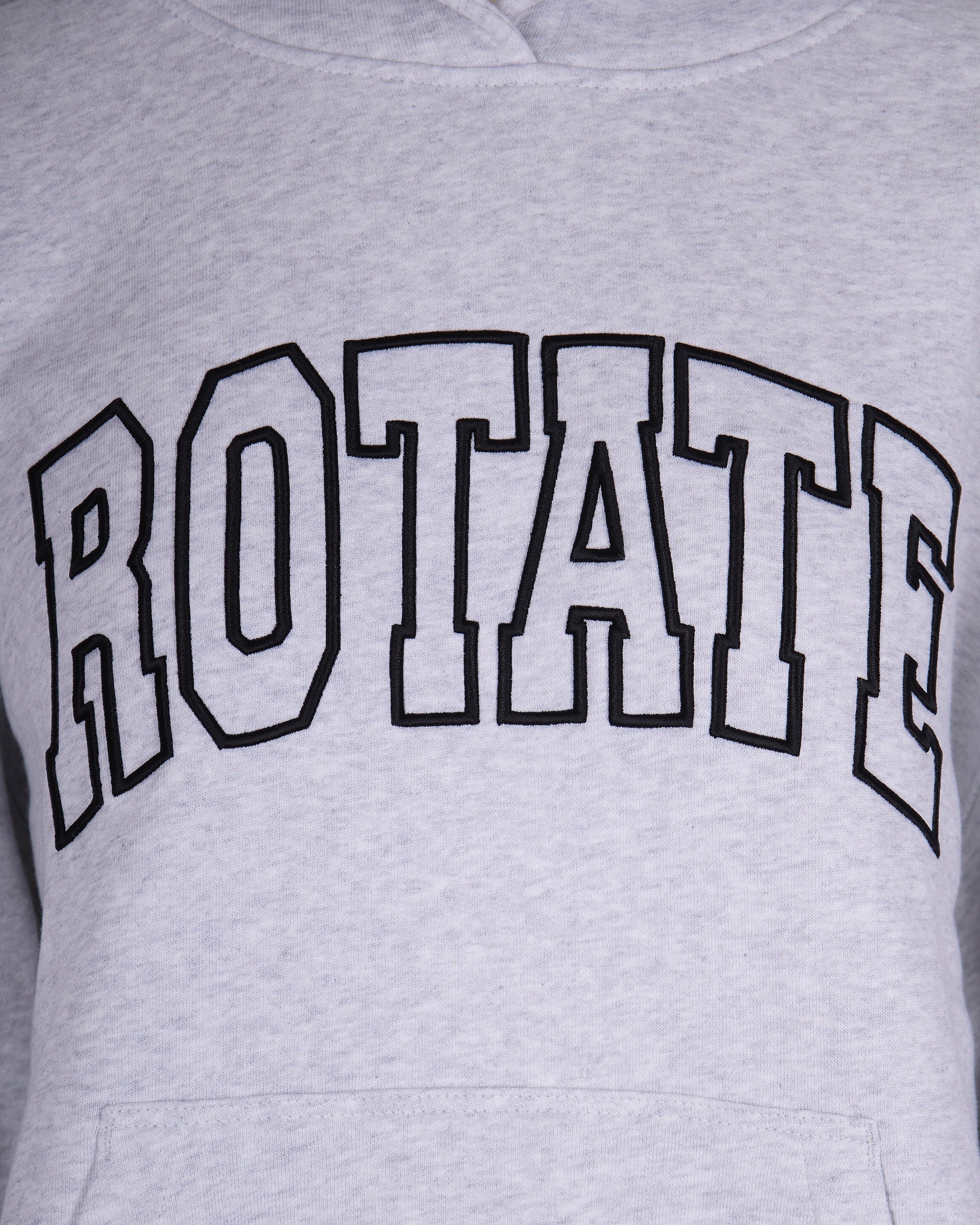 Light Grey Melange Heavy Sweat Hoodie