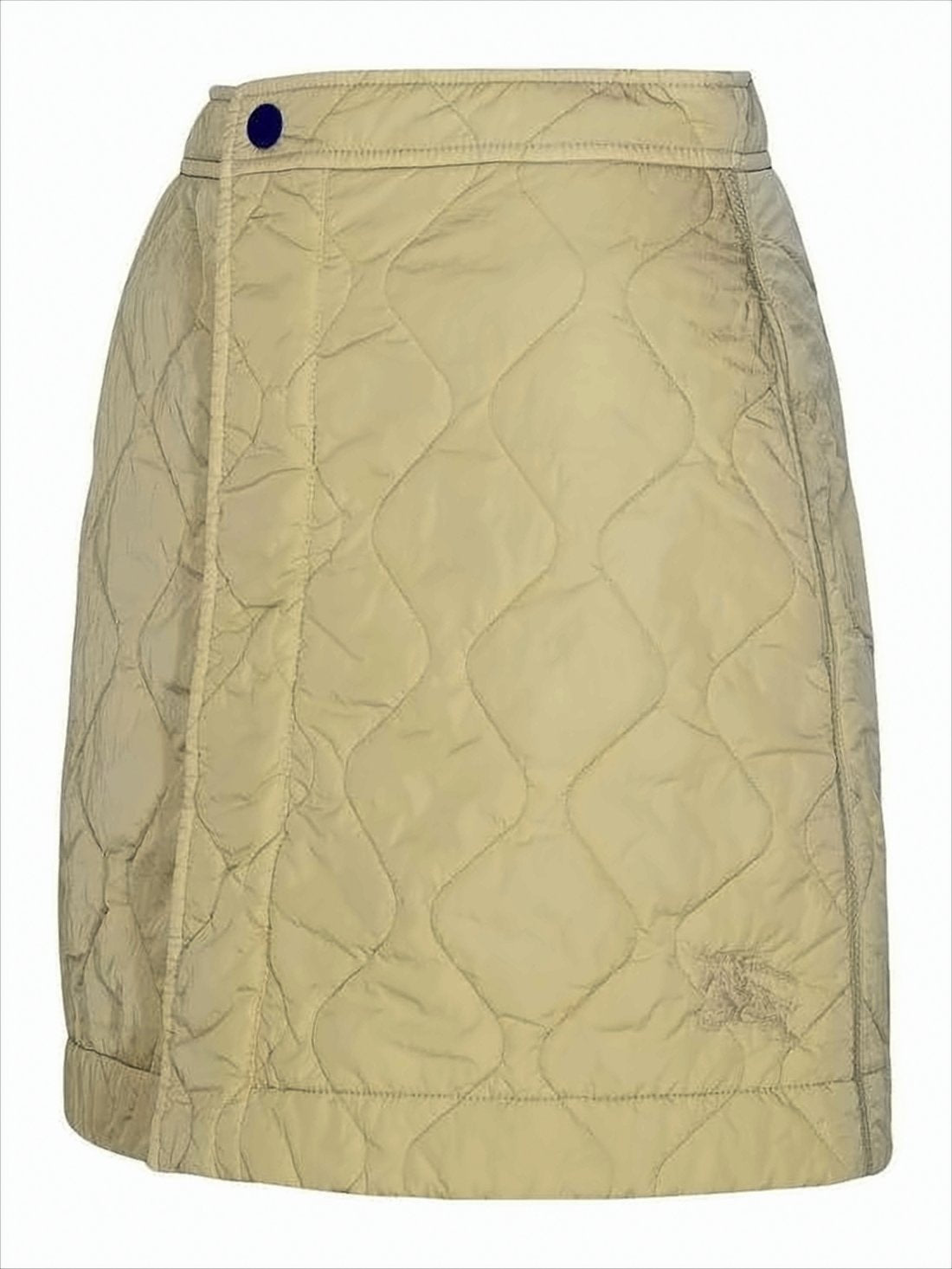 Quilted Mini Skirt with Structured Waistband