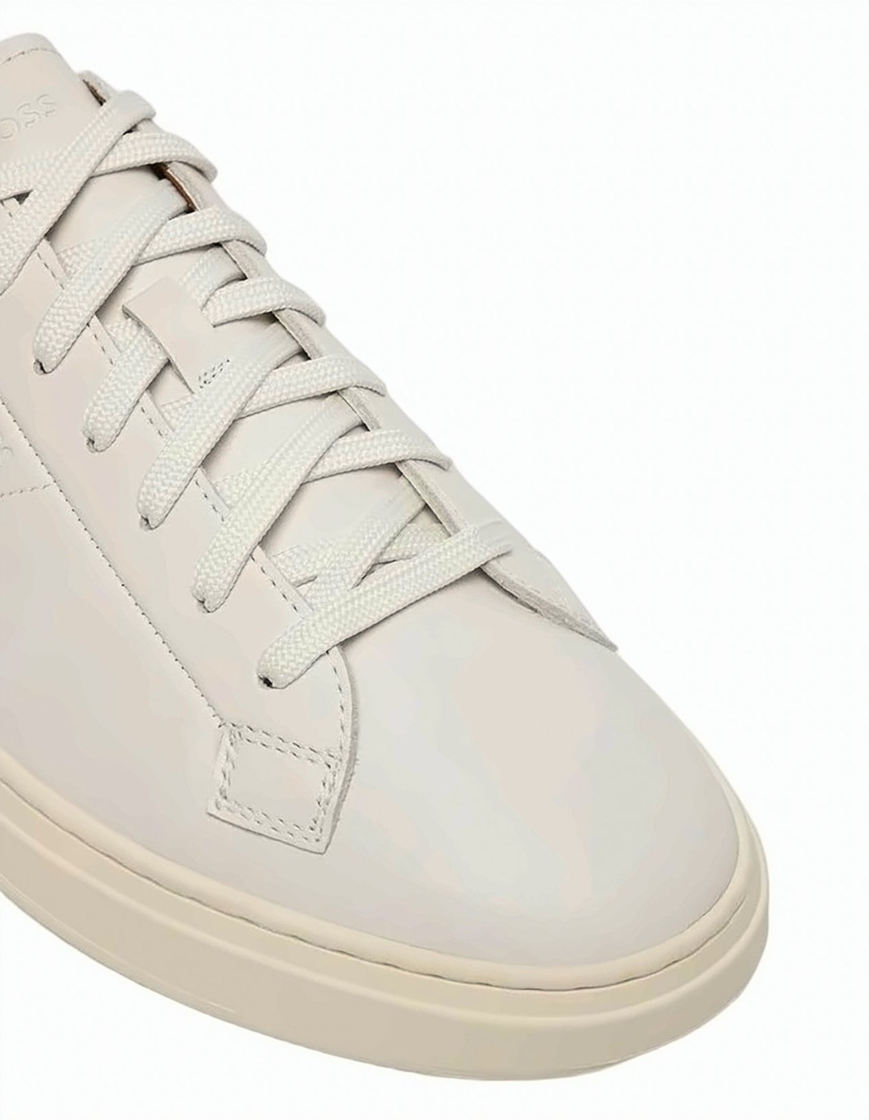 Kieran White Lace Up Sneakers