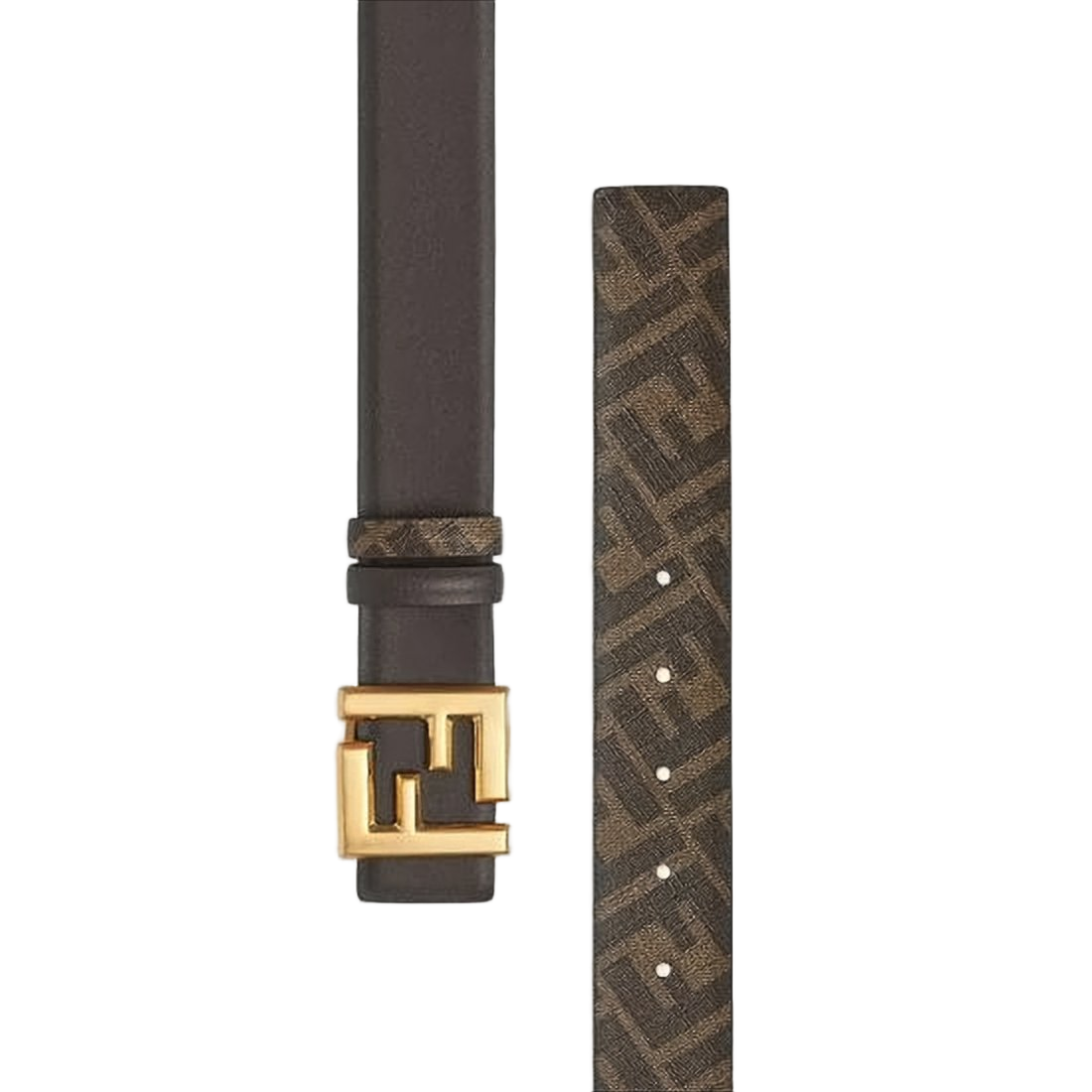 Reversible Calf Leather Belt with Signature Monogram