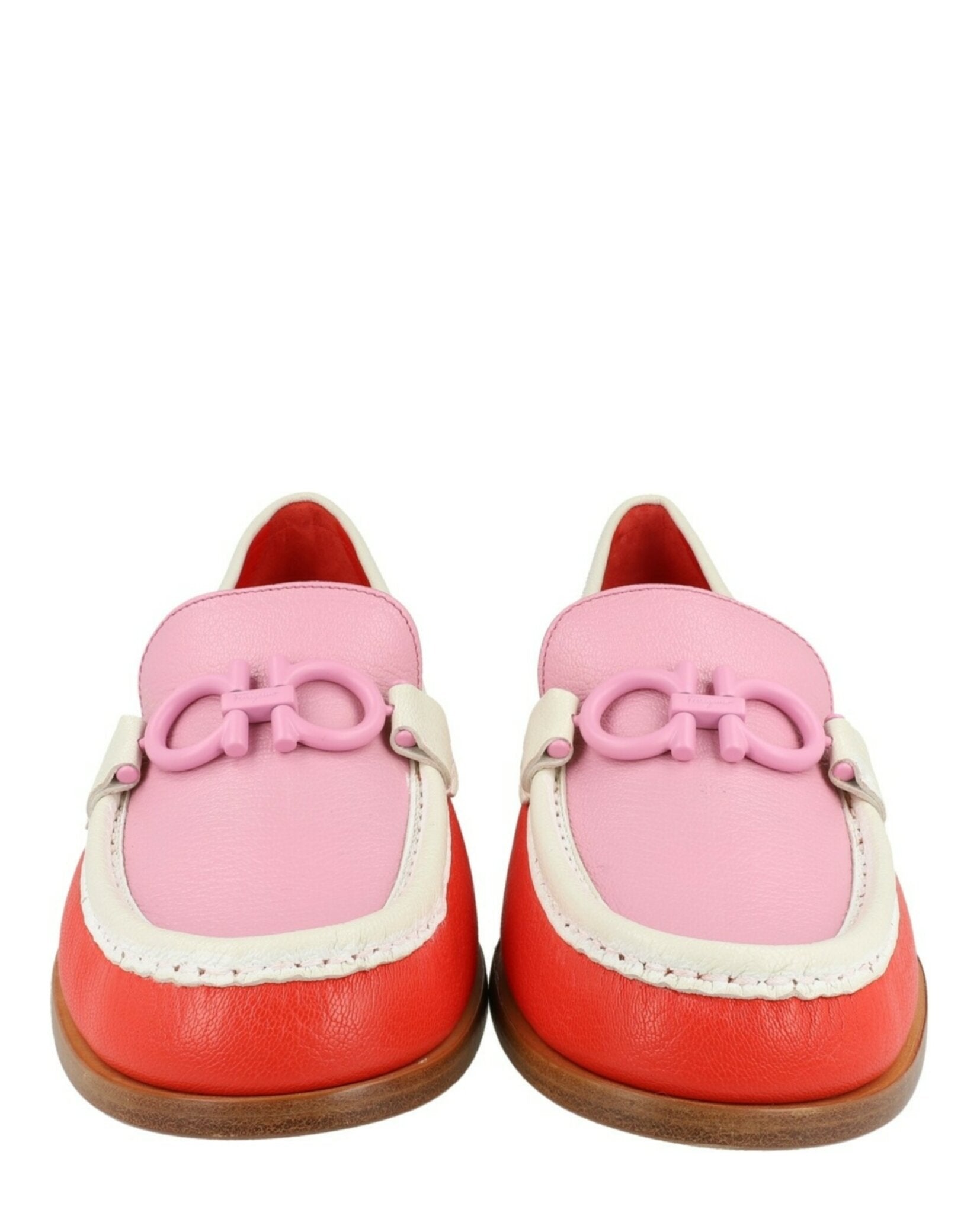 Rolo Gancini Leather Loafers