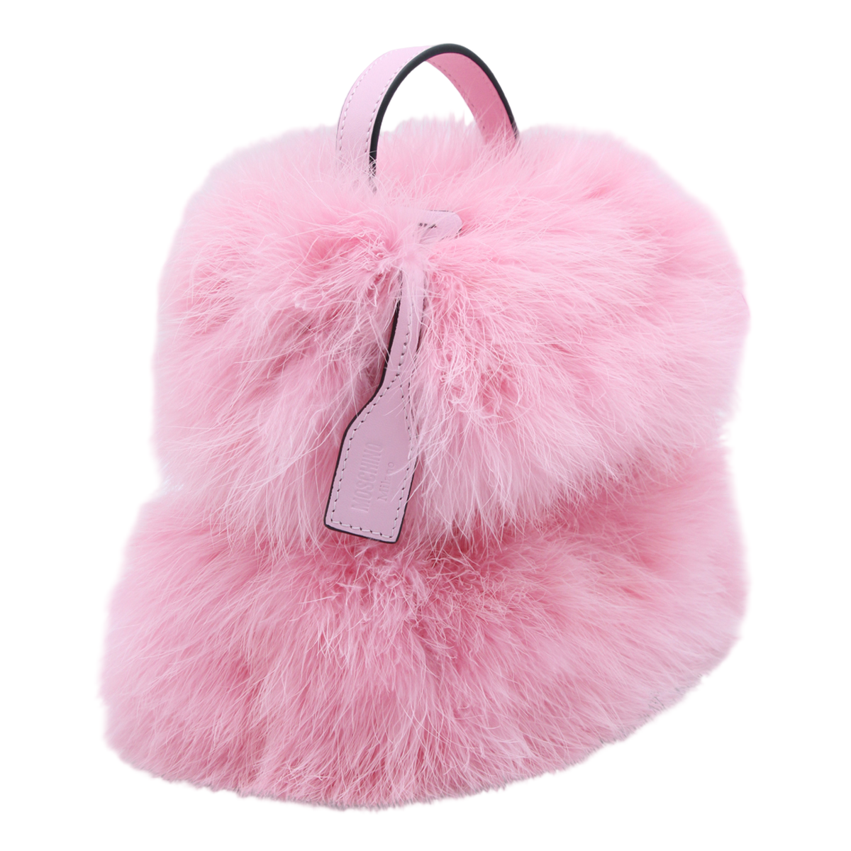 Fluffy Voluminous Handbag with Structured Handle