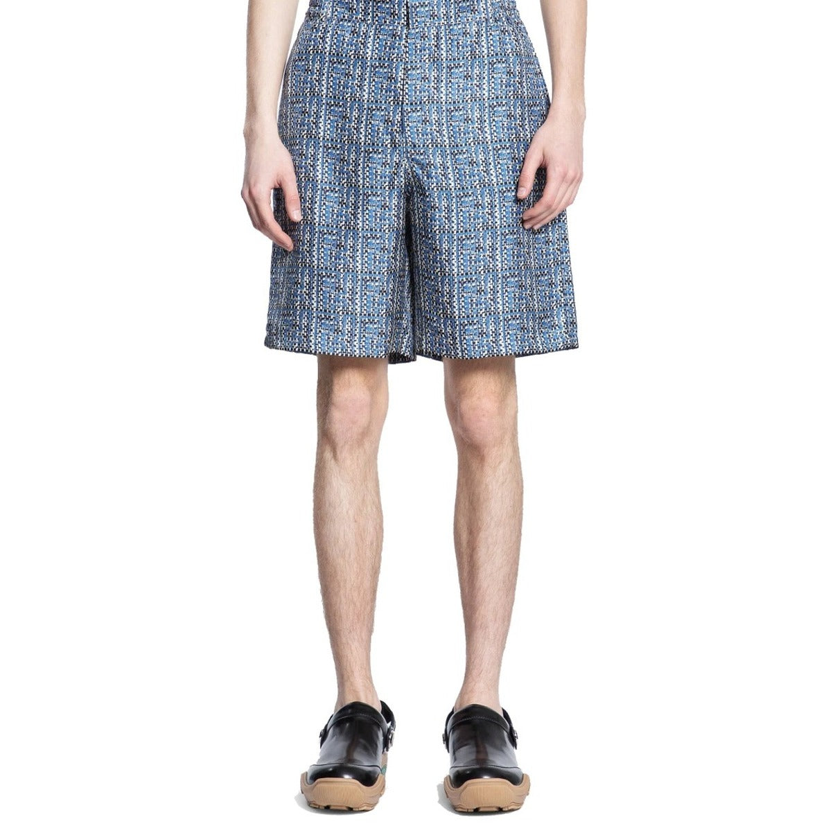 Printed Silk Shorts