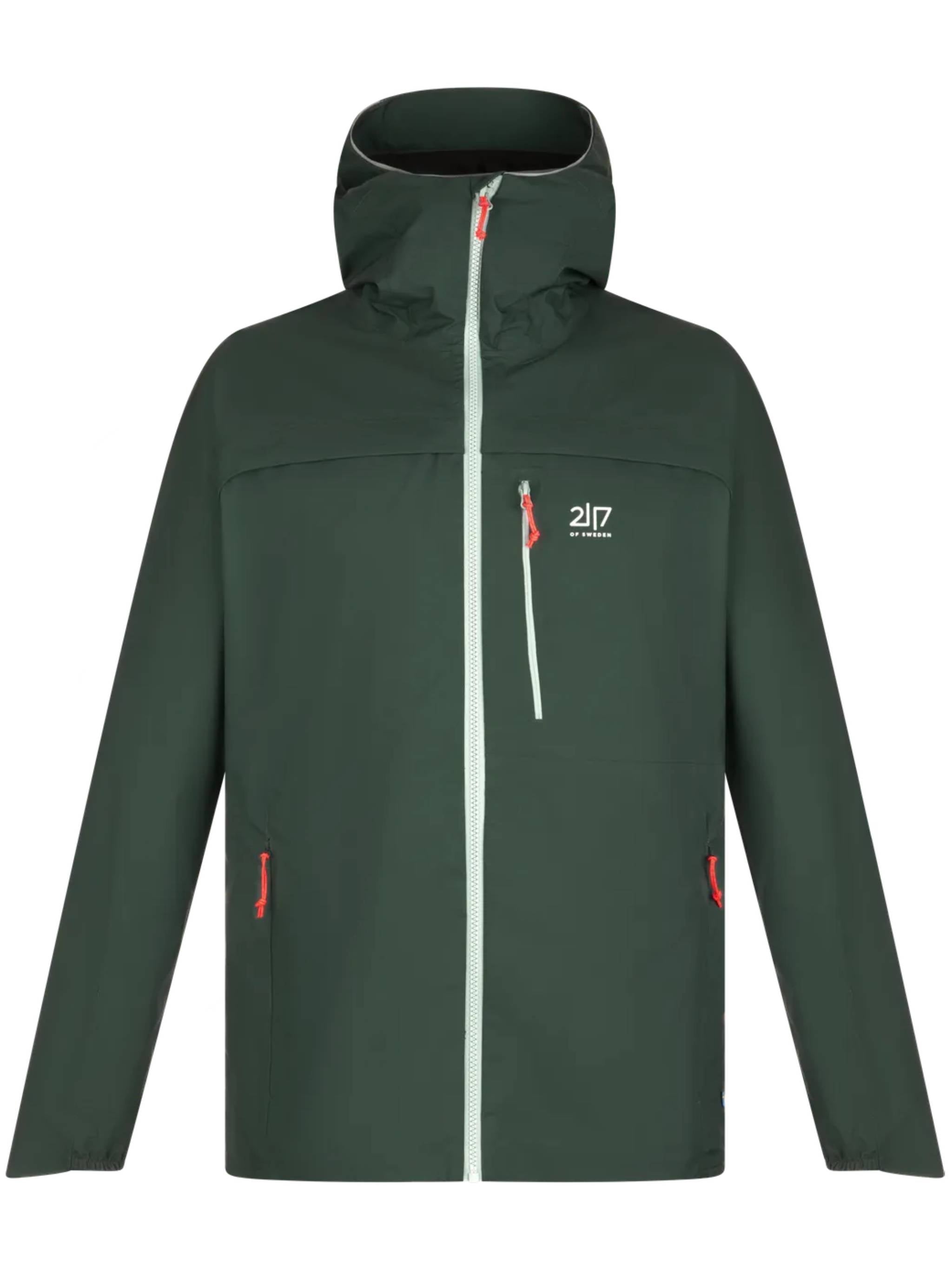 Dark Green Ruskola 3L Polyester Jacket