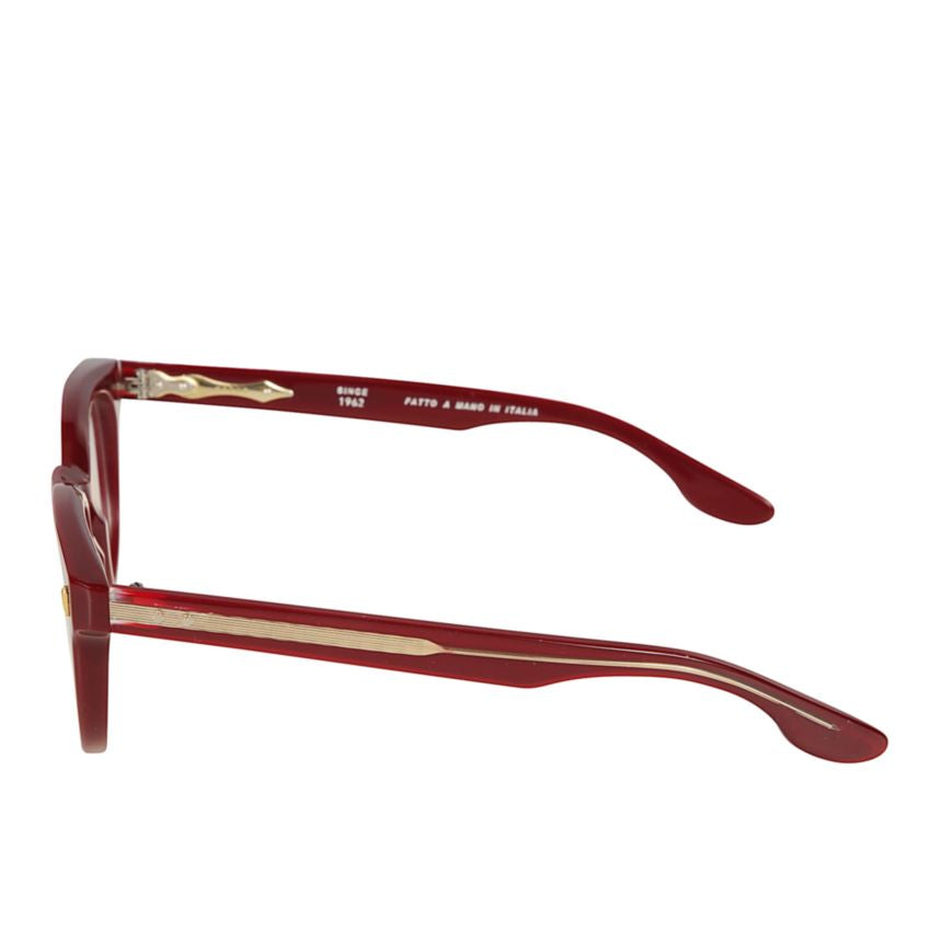 Premium 11 Bold Rounded Frame Eyeglasses with Gold Accents
