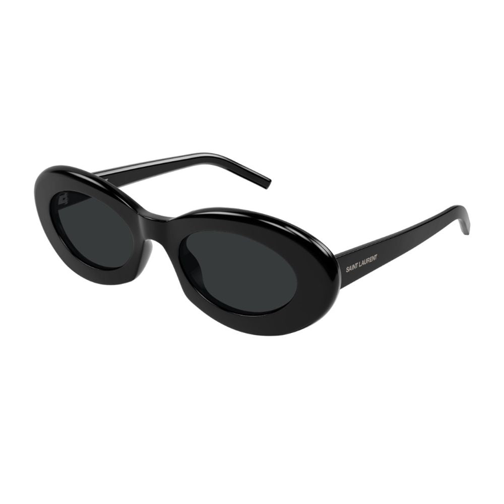 Sl 594 Linea Sl Logo 008 Black Oval Frame Sunglasses