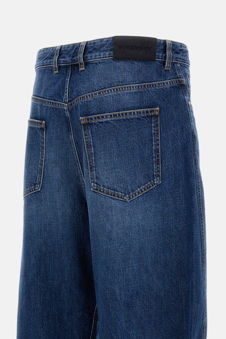 Wide Leg Denim Jeans
