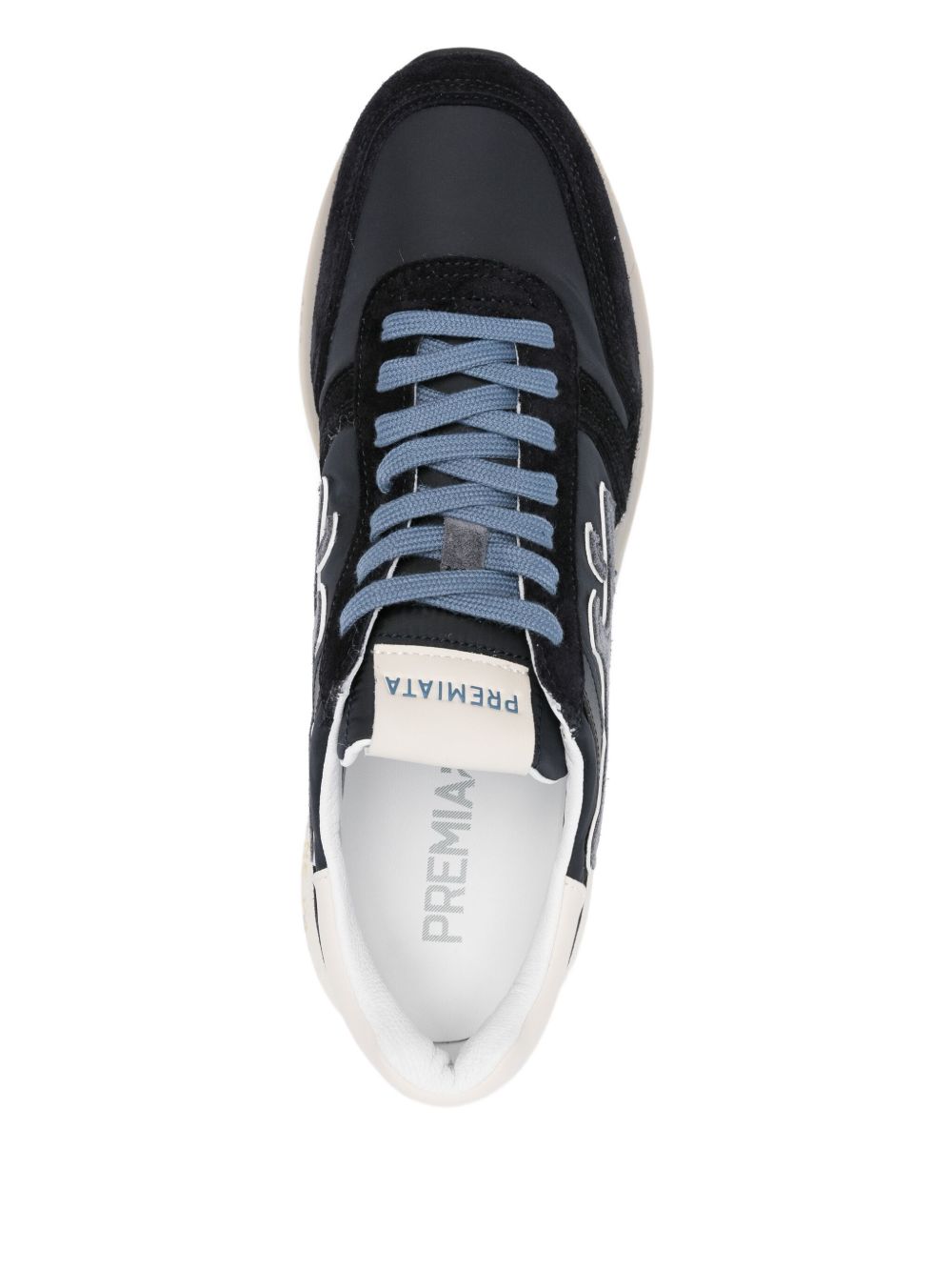 Dark Blue Suede Sneakers