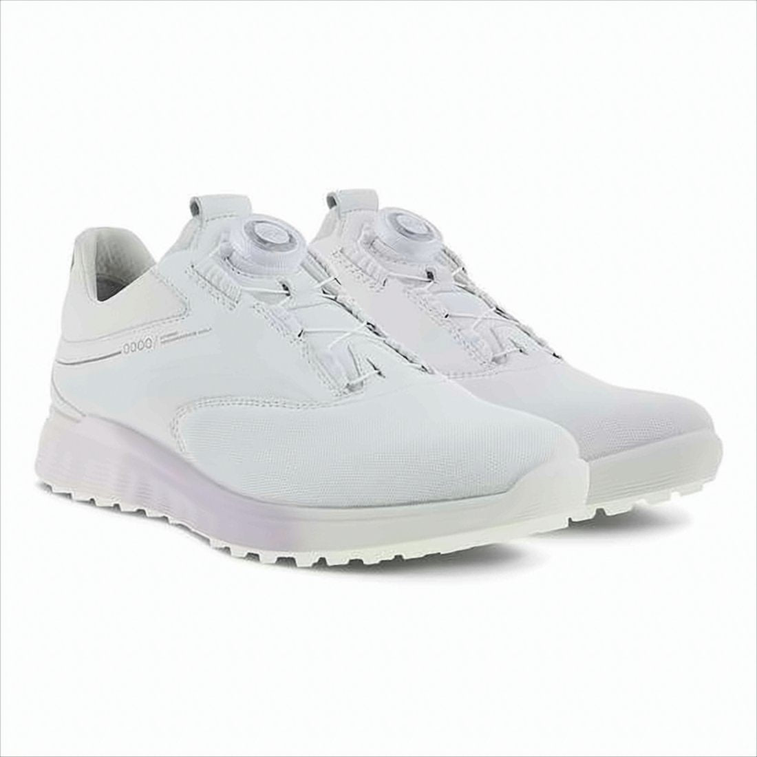 White Low-Profile Sneakers with Gradient Sole