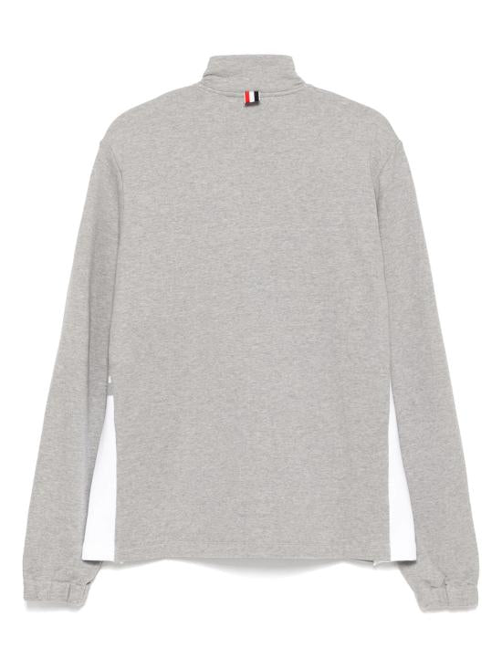 Long-Sleeve Half-Zip Top with Side Panels