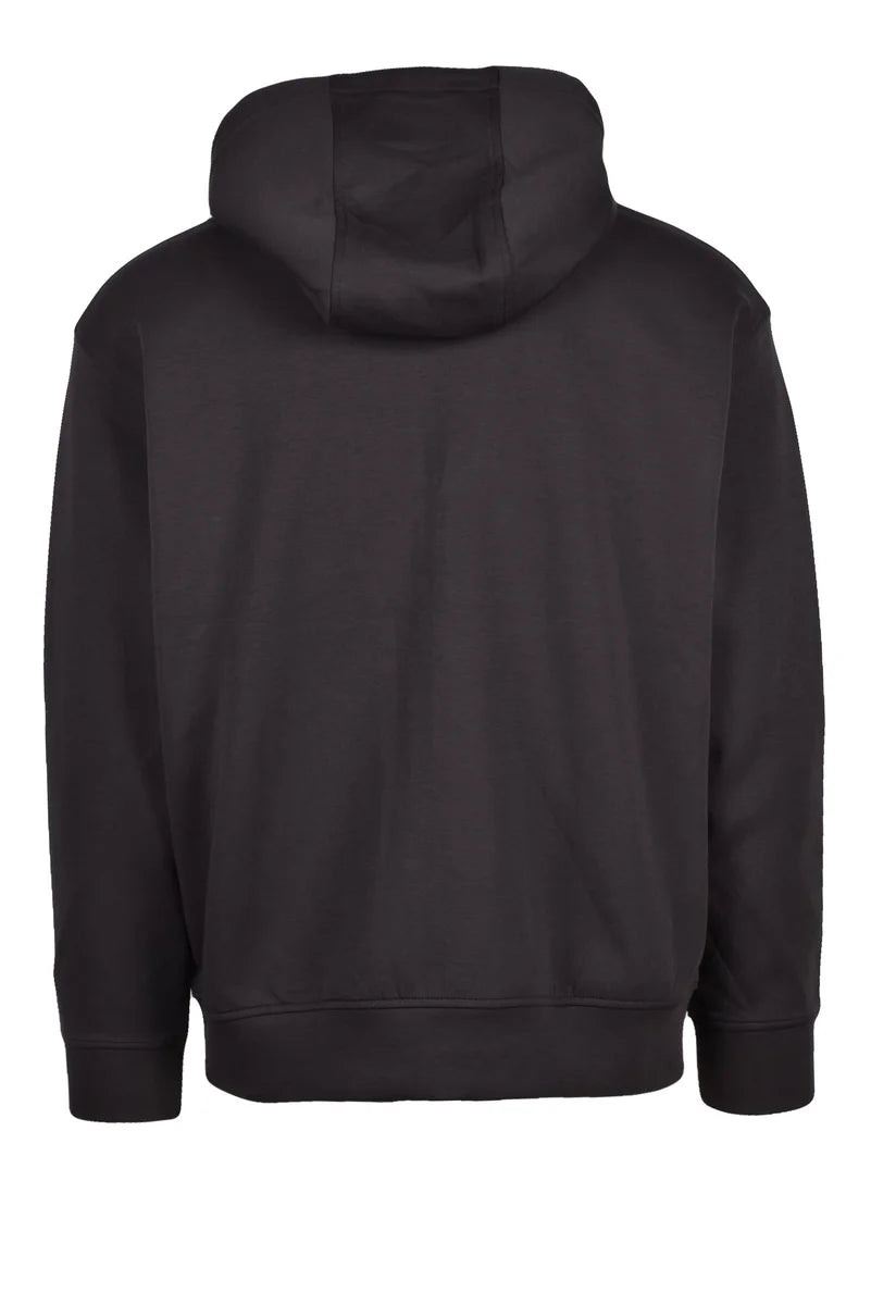 Zip Hoodie Cotton Stretch - Grey