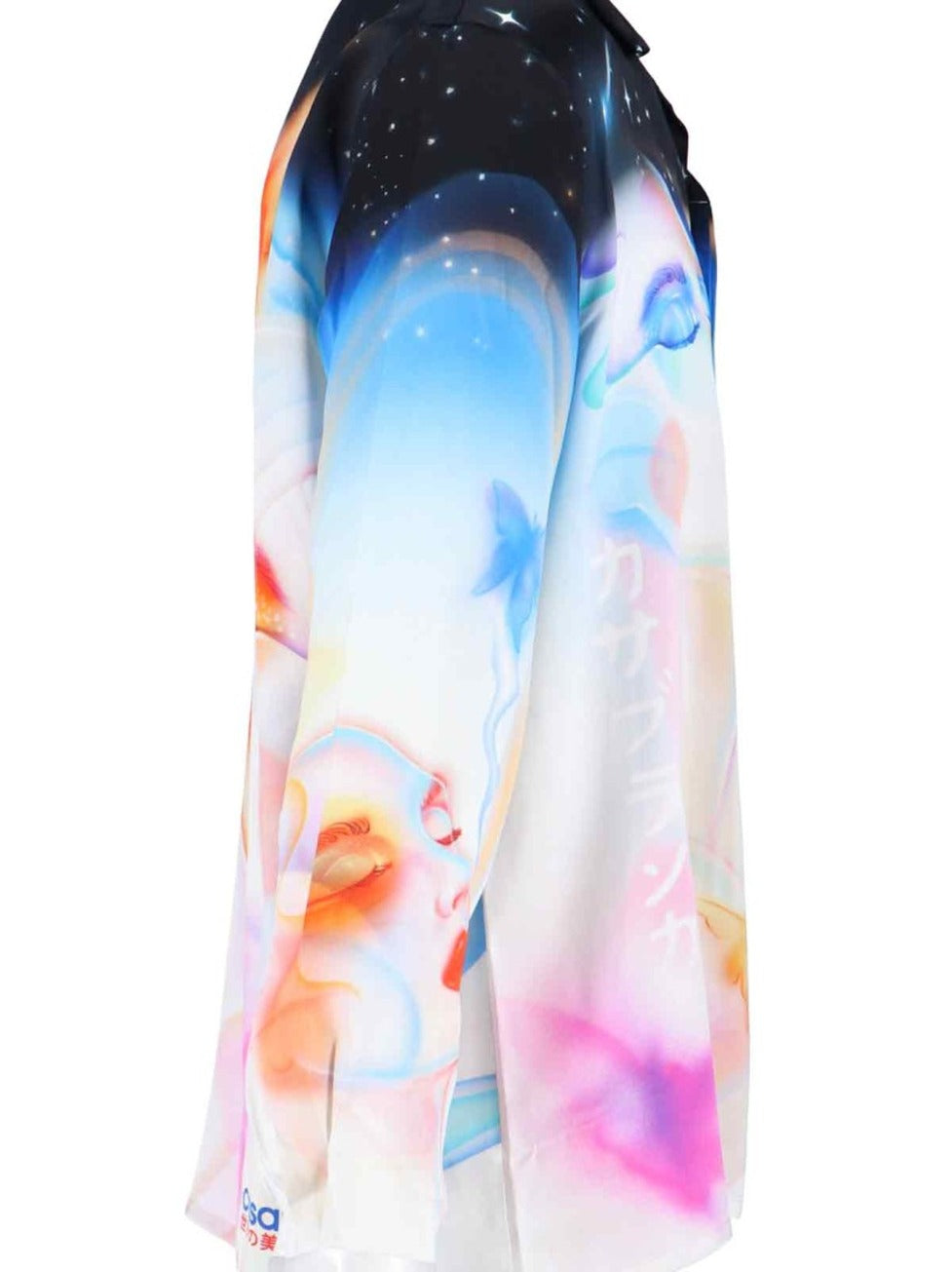 Printed Silk Shirt – Multicolor