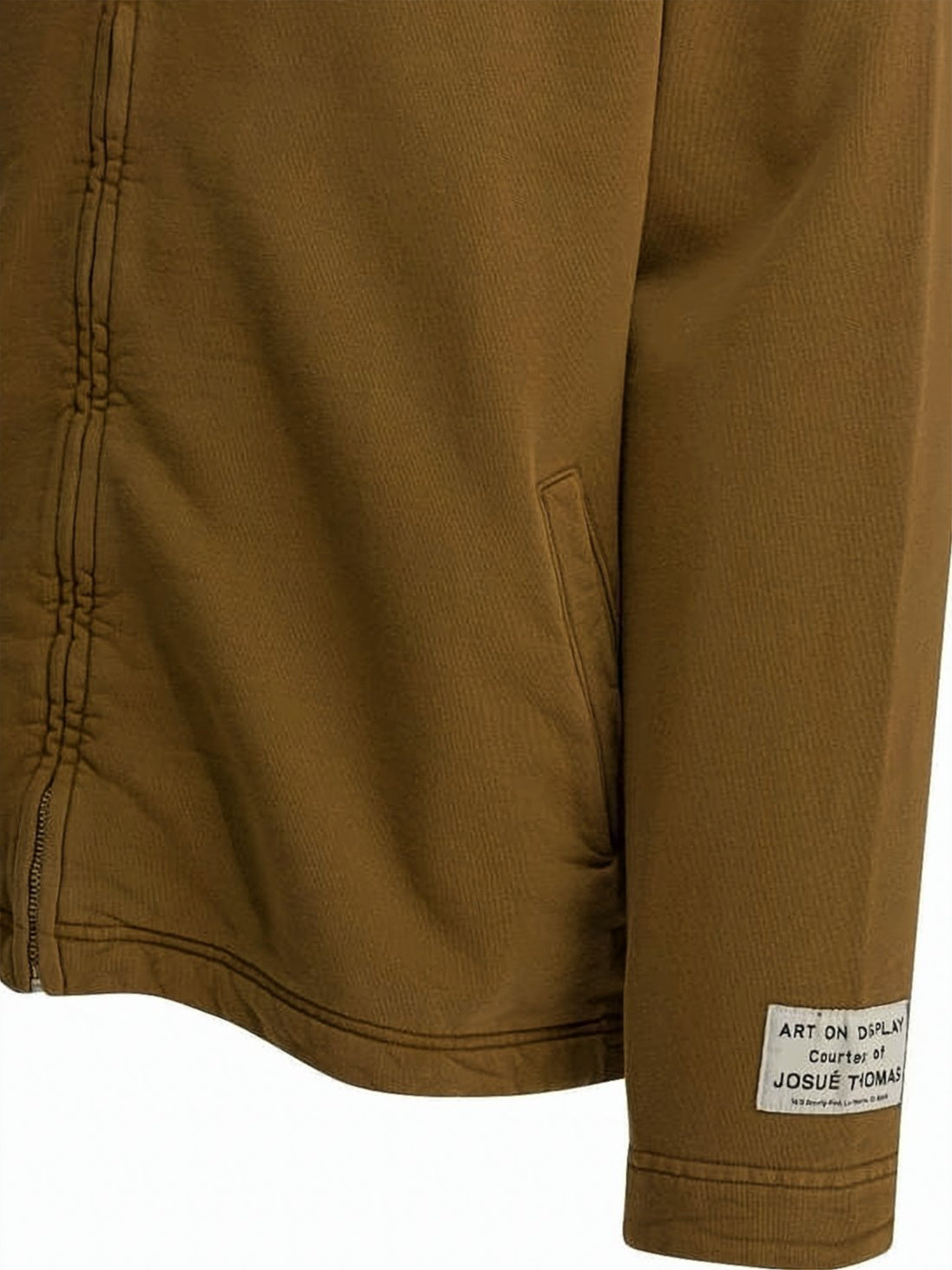 Brown Zip-Up Hooded Jacket