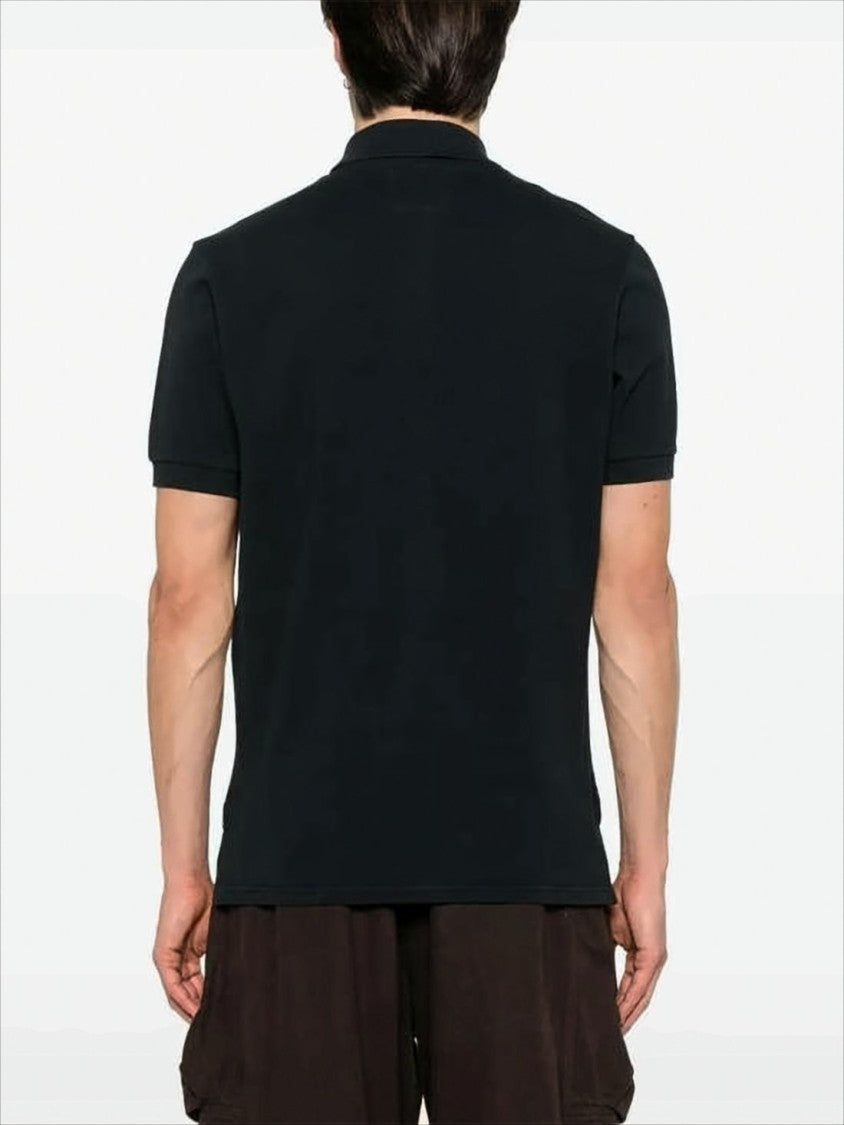 Classic Short-Sleeve Polo Shirt with Embroidered Logo