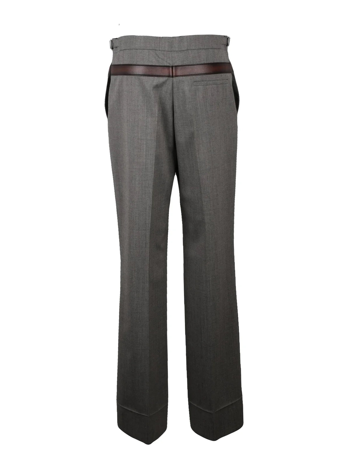 Tailored Grey Trousers with Subtle Crease