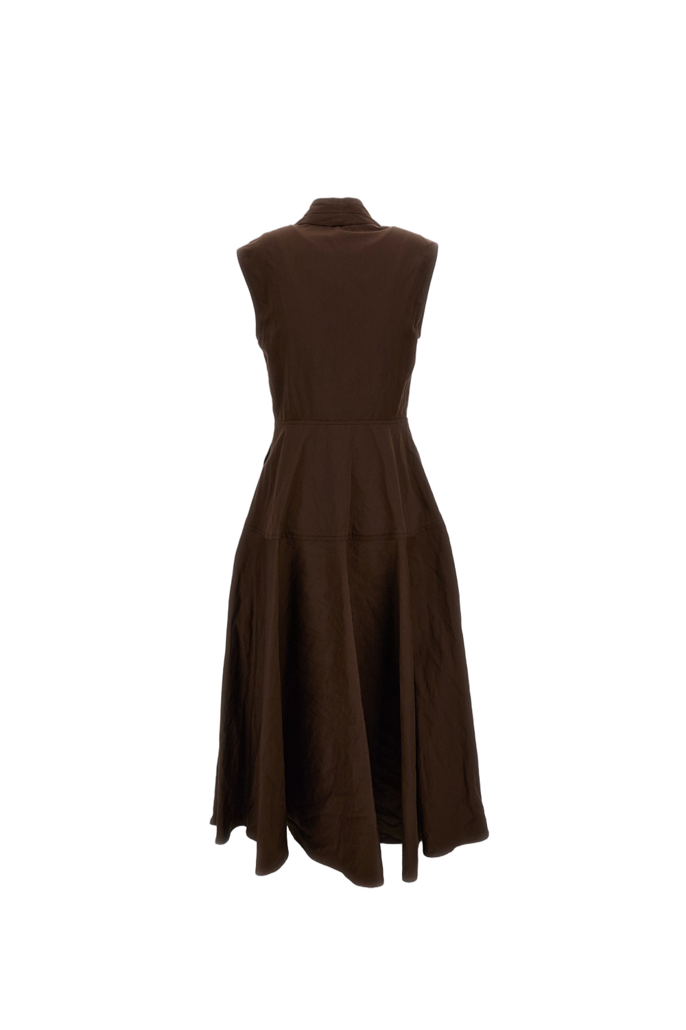 Classic Brown Dress with Smooth Texture