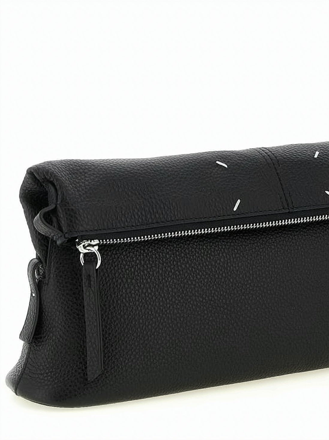 Textured Calf Leather Shoulder Bag