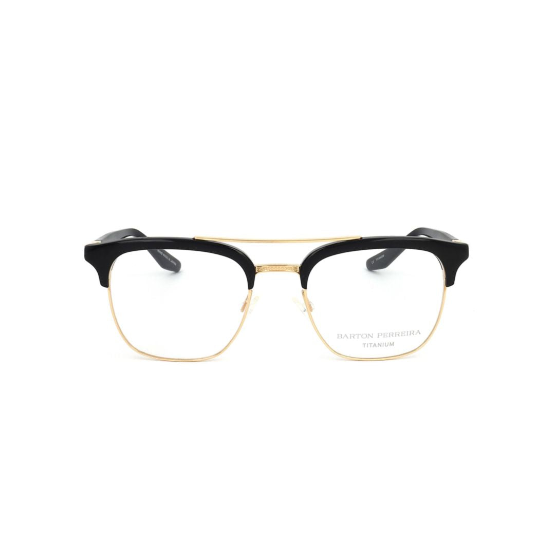 Bp5068 520fc Browline Eyeglasses with Gold Accents