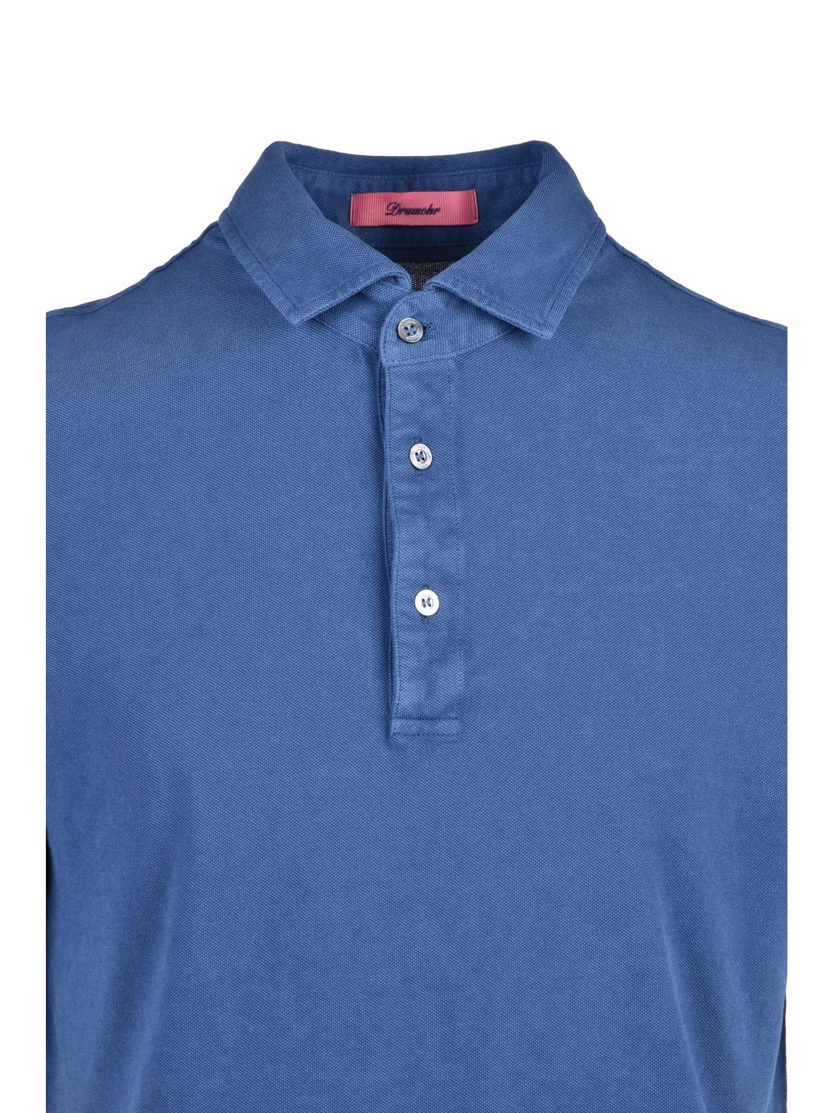 Blue Cotton Polo
