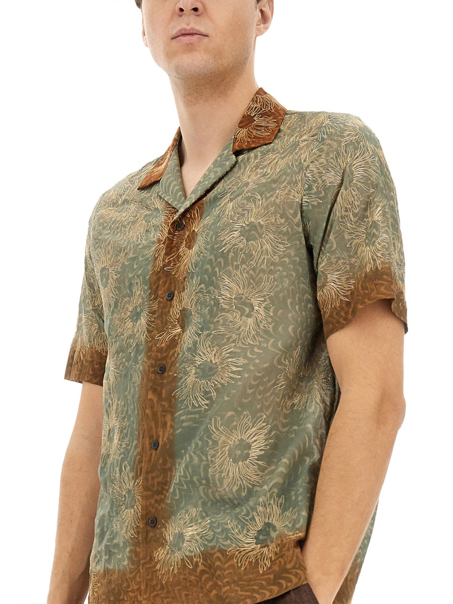 Boxy Fit Shirt With Classic Collar