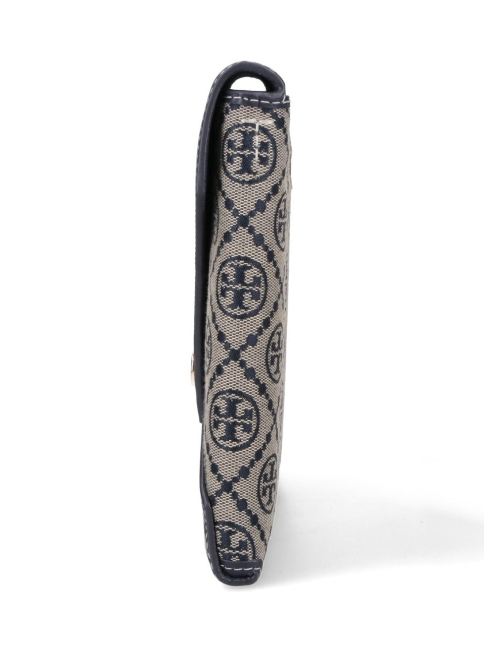 "T-Monogram" Chain Pouch Beige