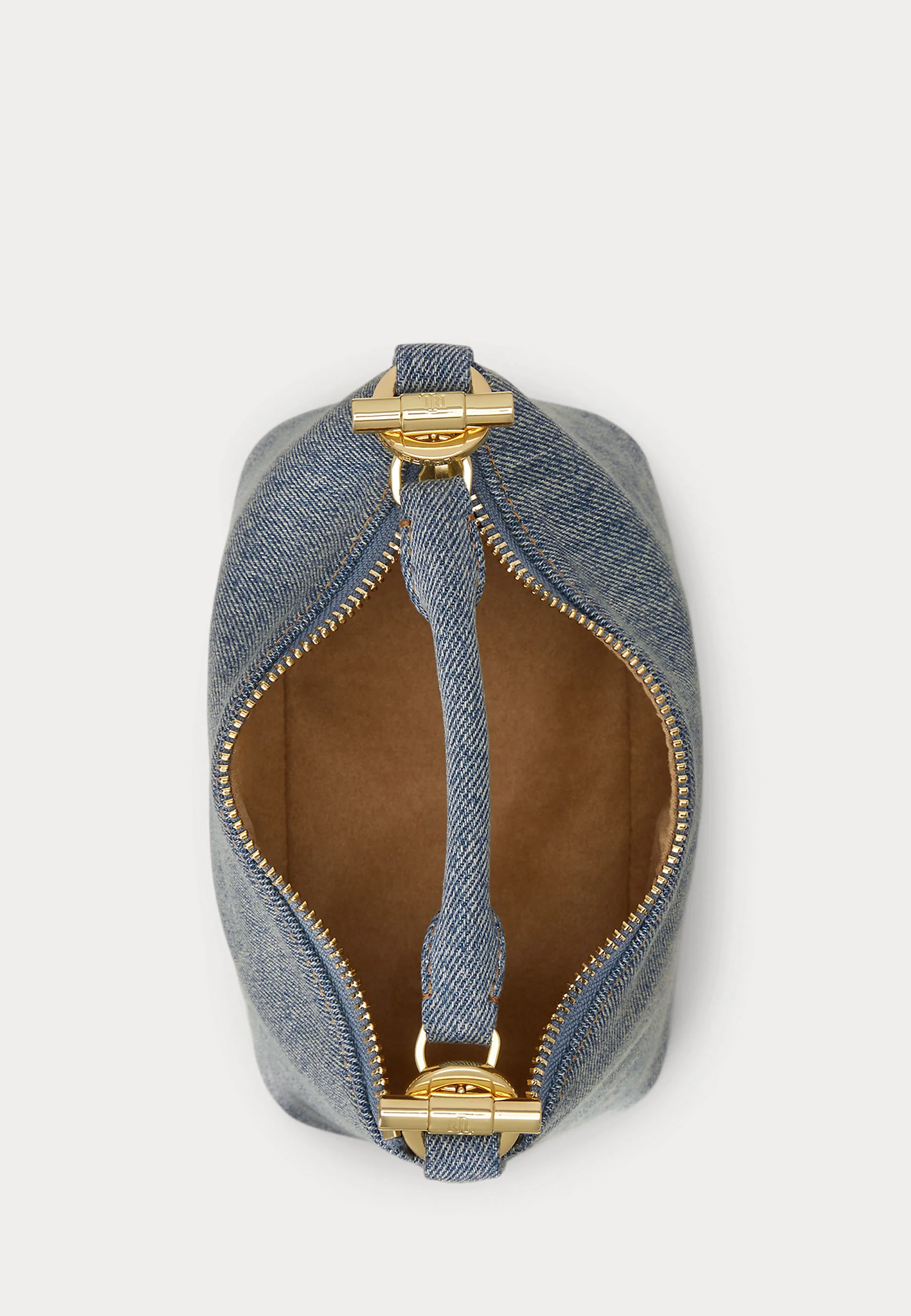 Slouchy Denim Handbag with Versatile Leather Straps